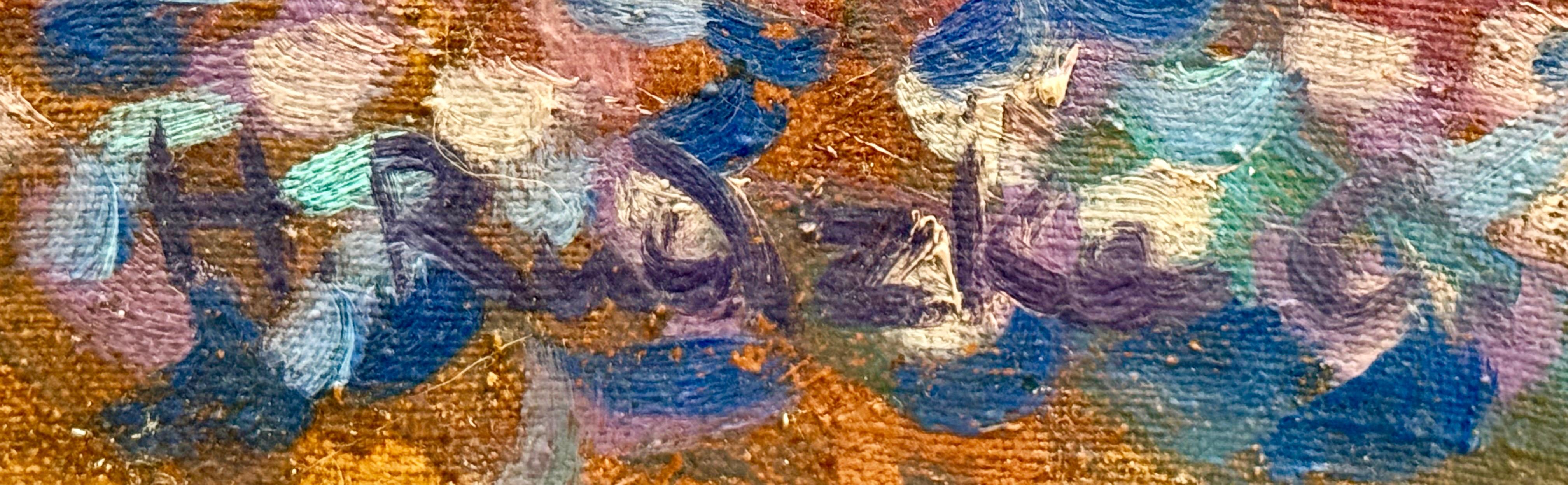 Nieustalony malarz ''Leśny pejzaż z drogą''