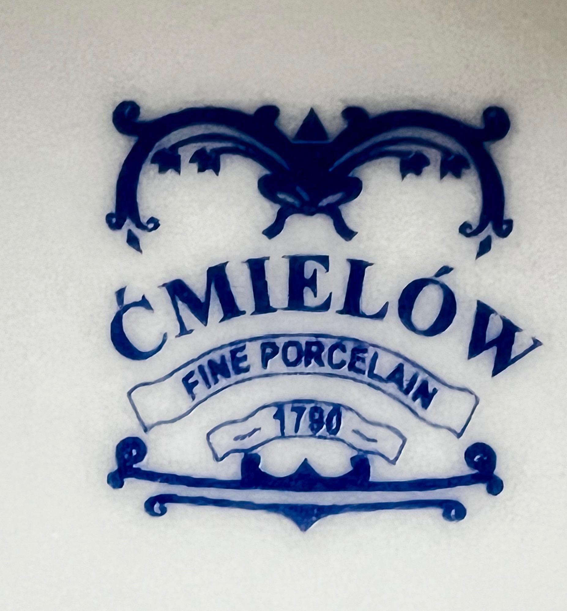 Zestaw porcelanowy - 23 sztuki , Ćmielów