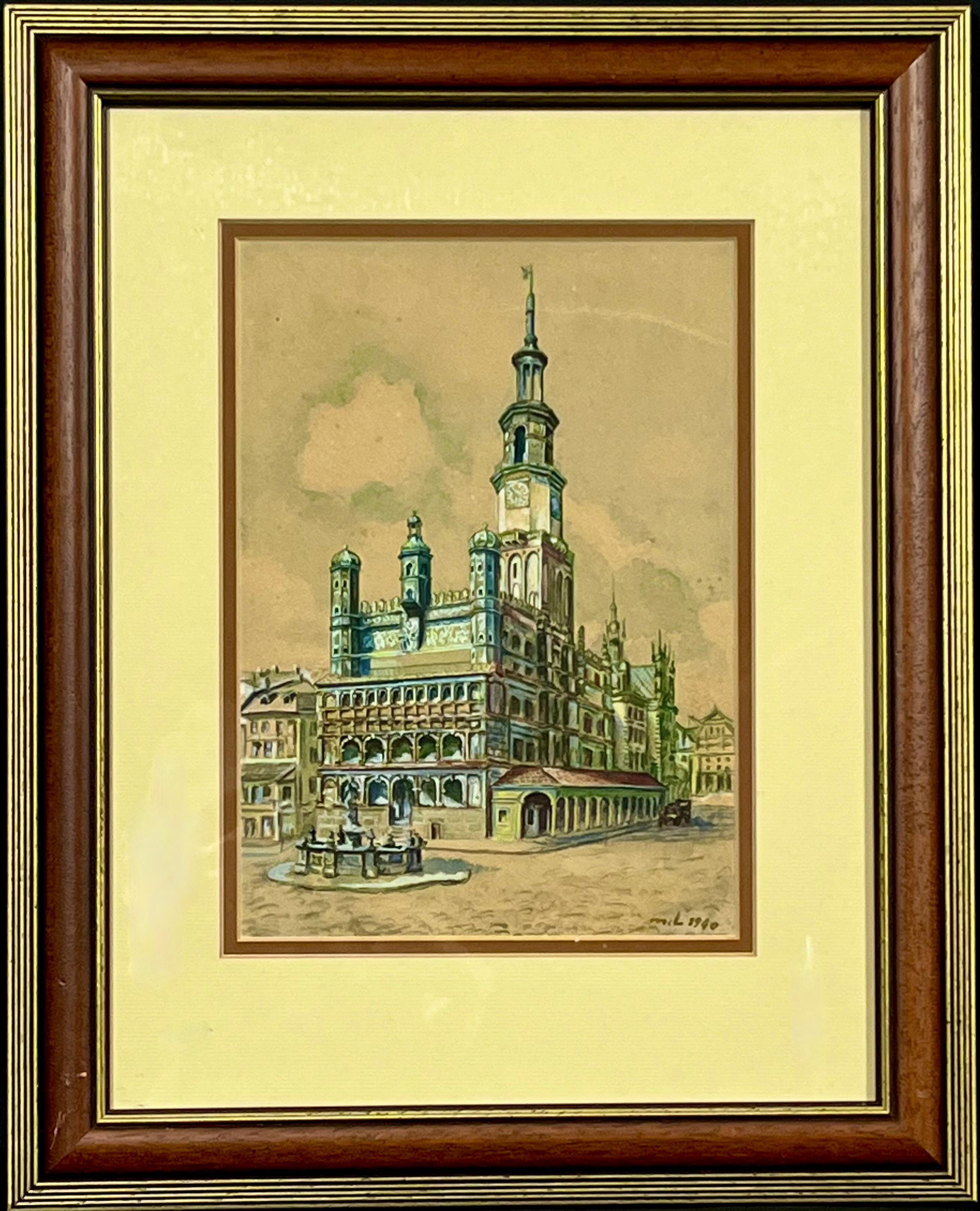 Nieustalony monogramista, ''Poznański Ratusz''