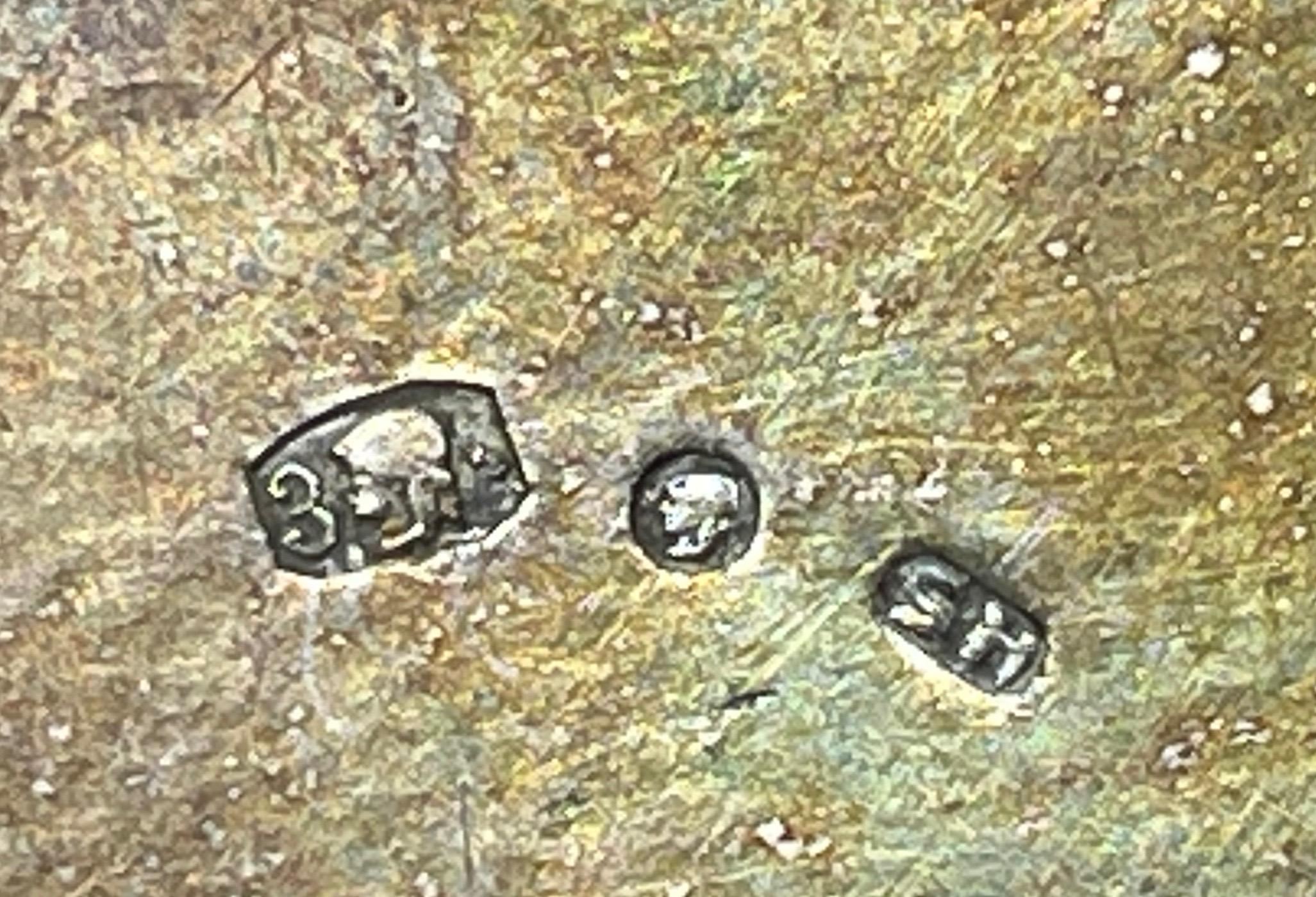 Srebrna cukiernica skrzynkowa , masa 380 g