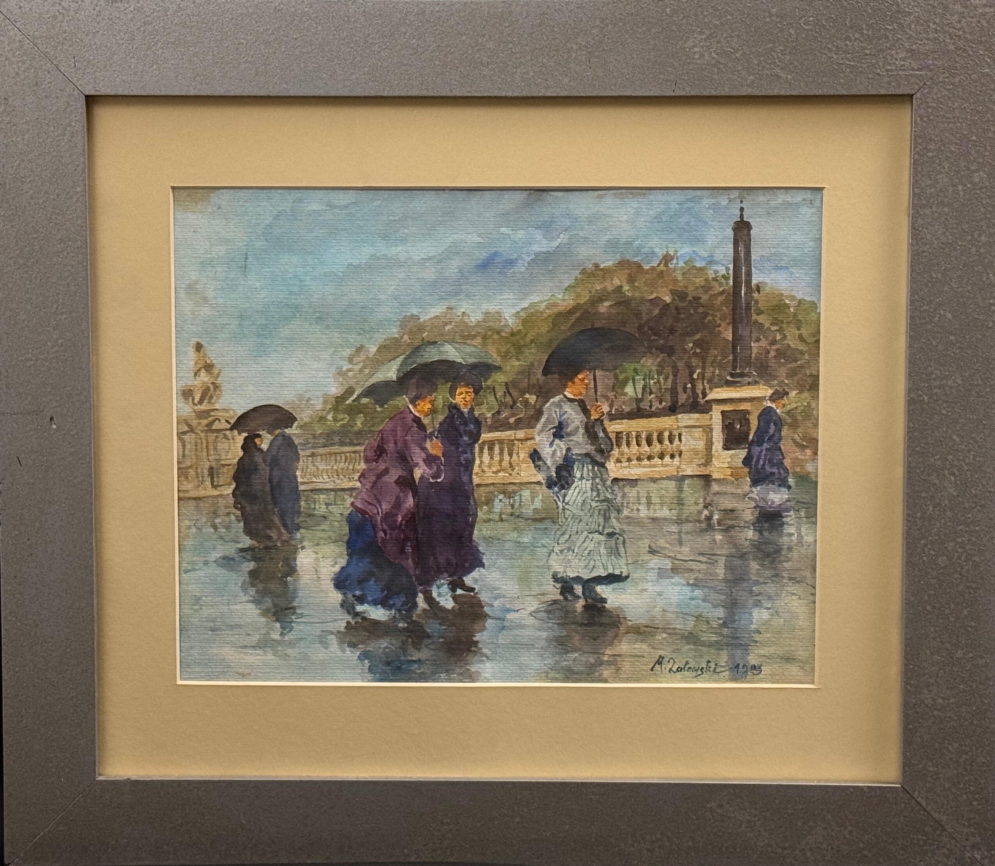 Nieustalony malarz, ''Deszczowy dzień''