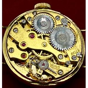 Złoty zegarek naręczny