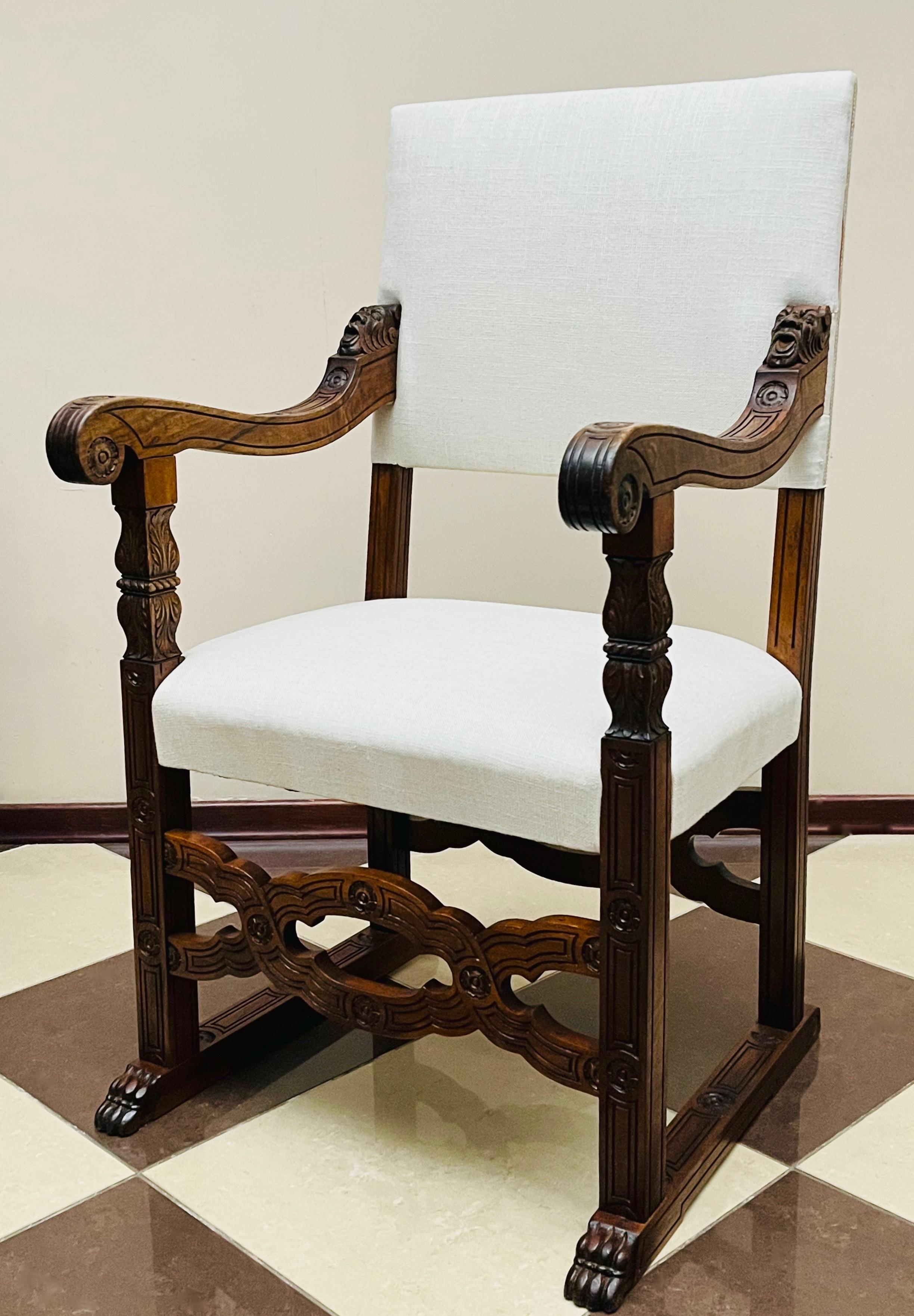 Fotel neorenesansowy