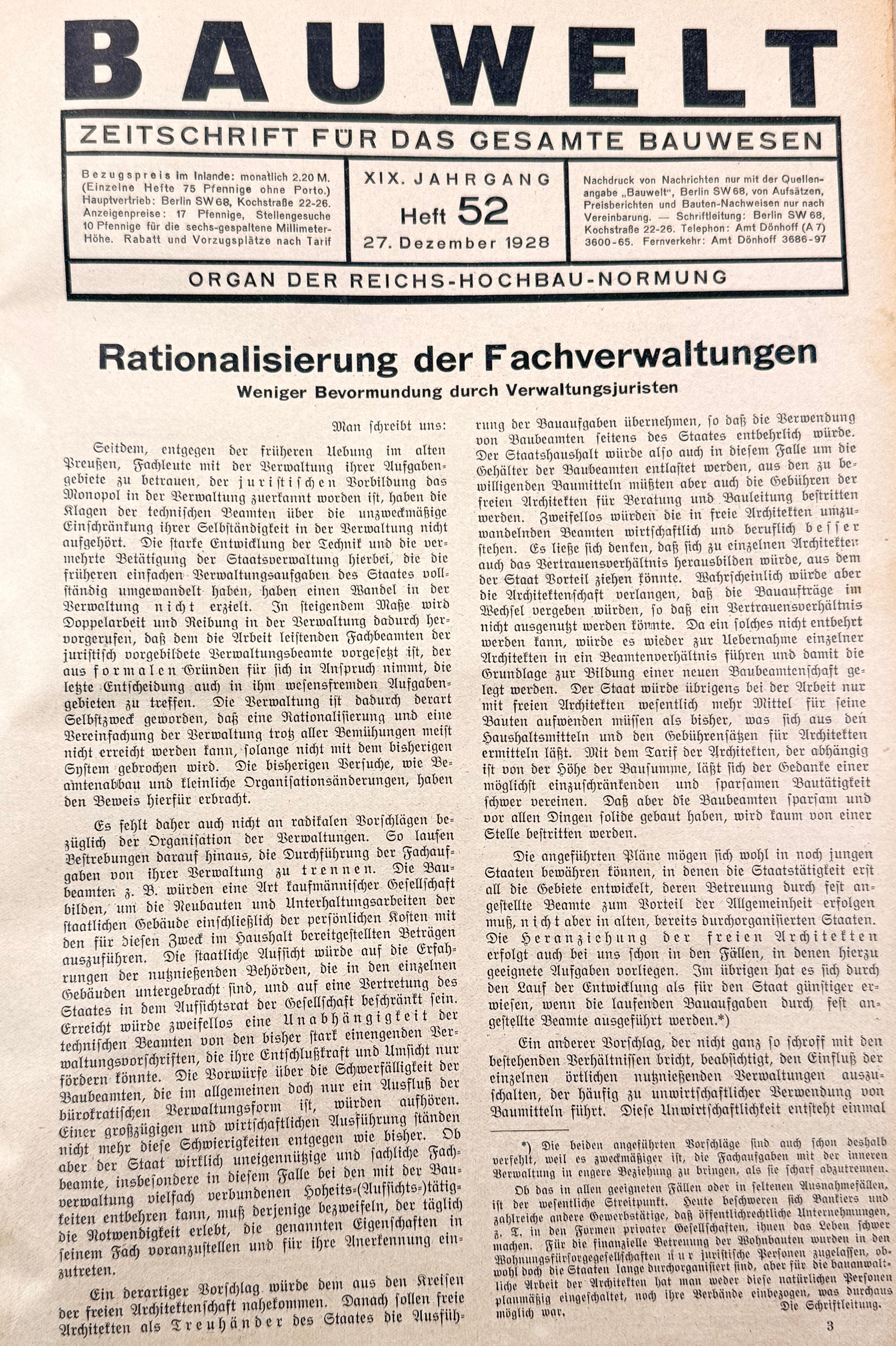 Bauwelt-cały rocznik 52 sztuki w jednej oprawie