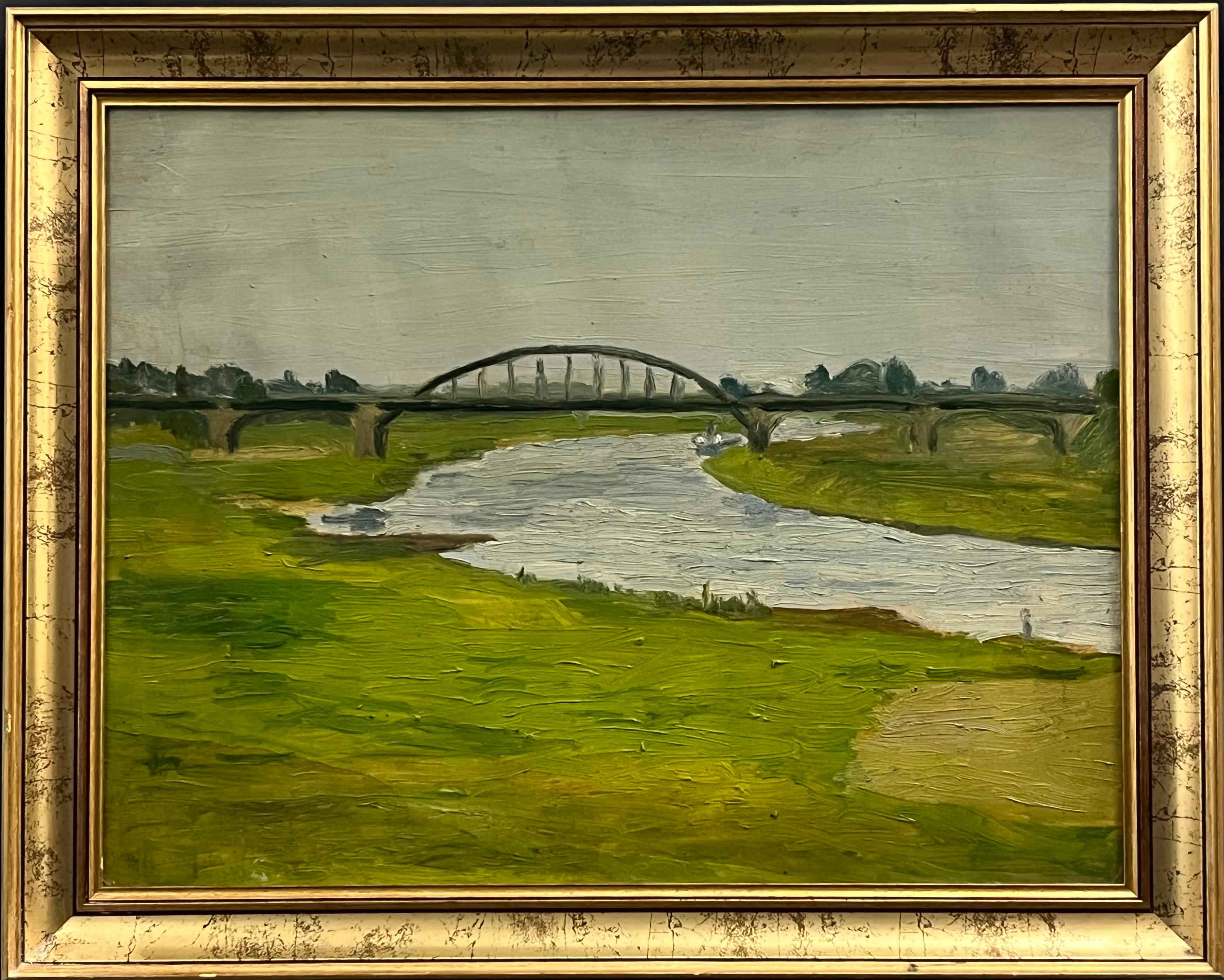 Zenon Kaczmarkiewicz (1926-1993),''Most nad Wartą koło Rogalina''