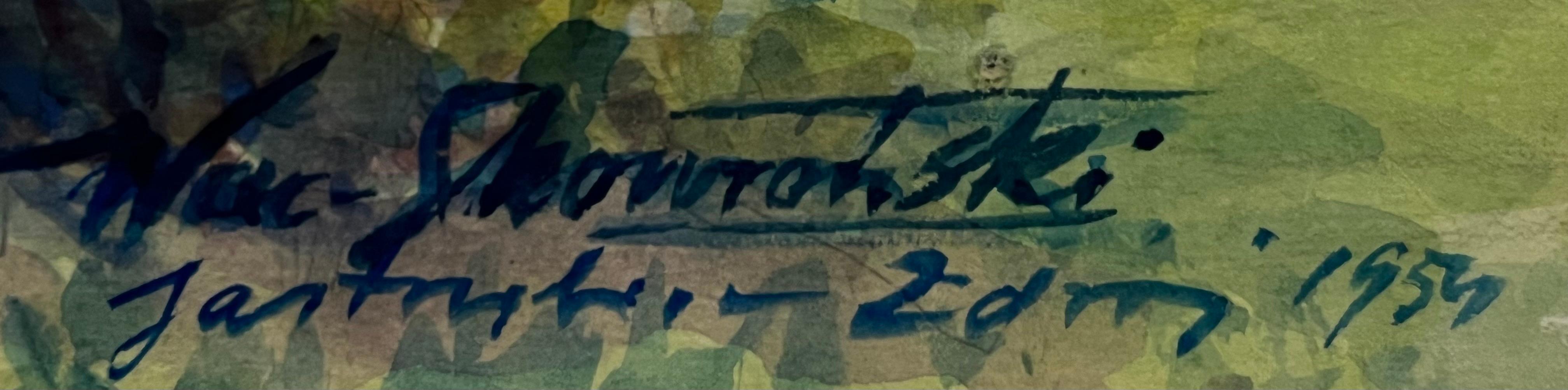 Wacław Skowroński,''Pejzaż Jastrzębie Zdrój''