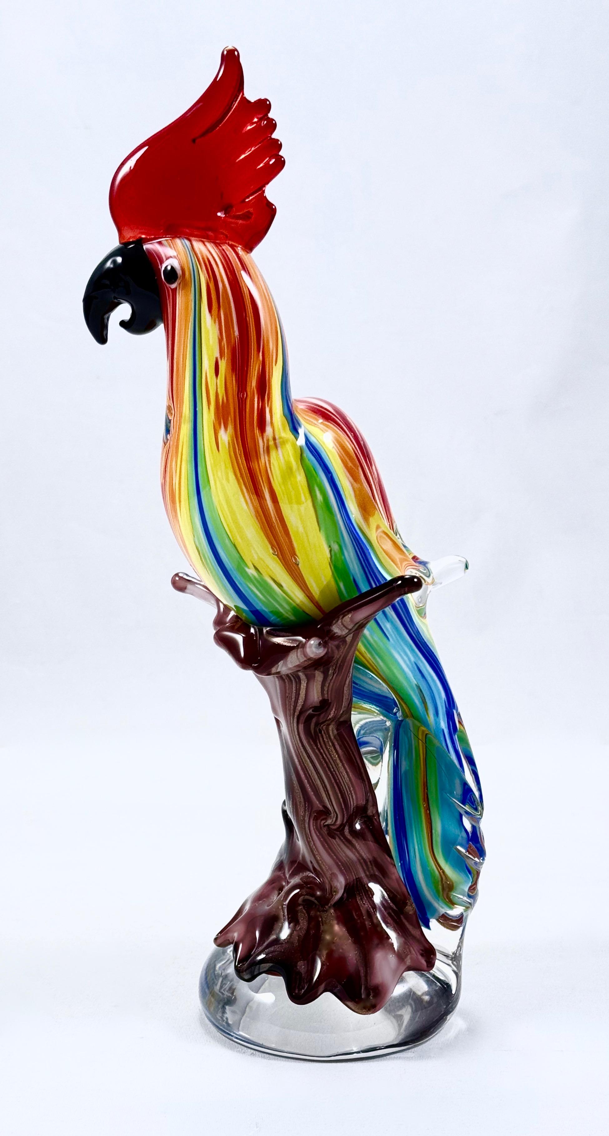 Pełnoplastyczna figura papugi