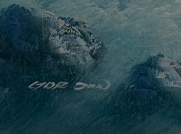 Nieustalony malarz, ''Mewy nad wzburzonym morzem''