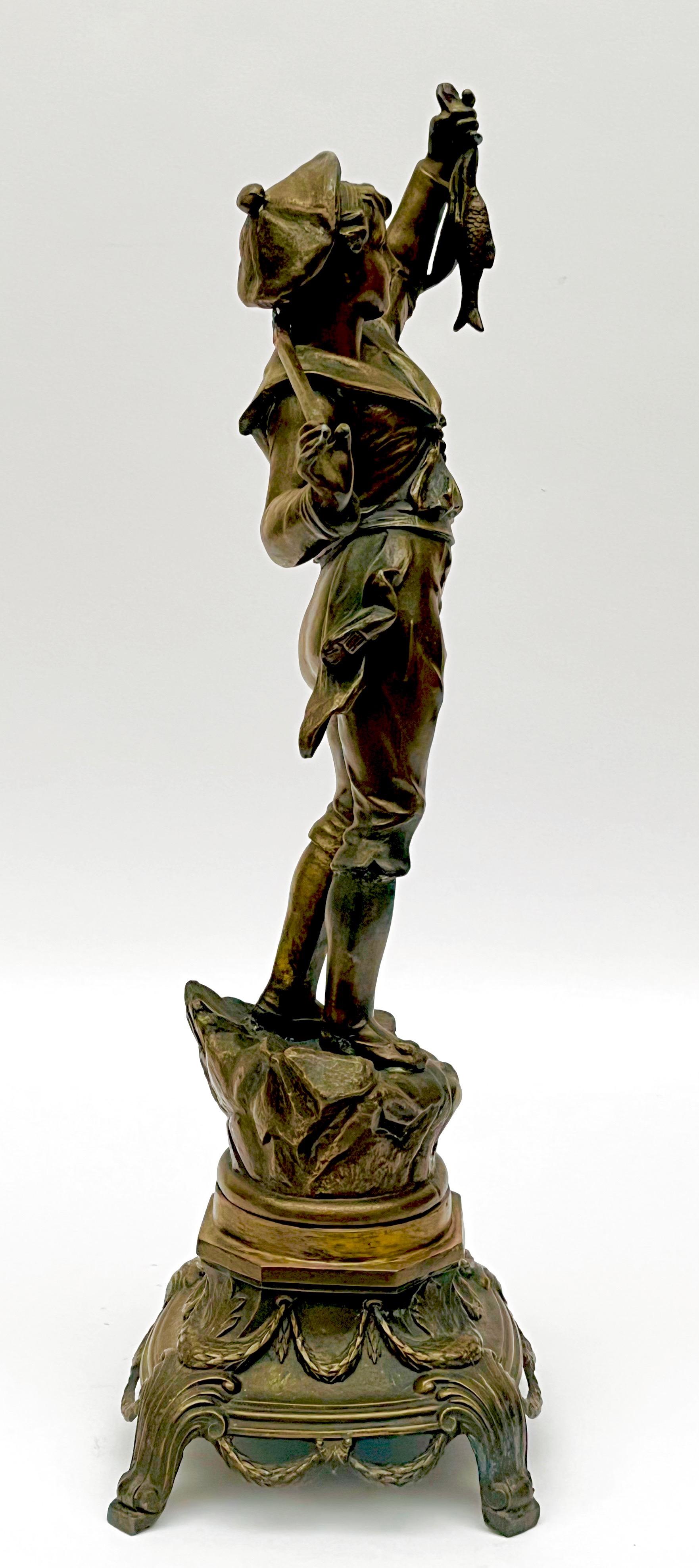 Dekoracyjna figura ''Młody rybak''