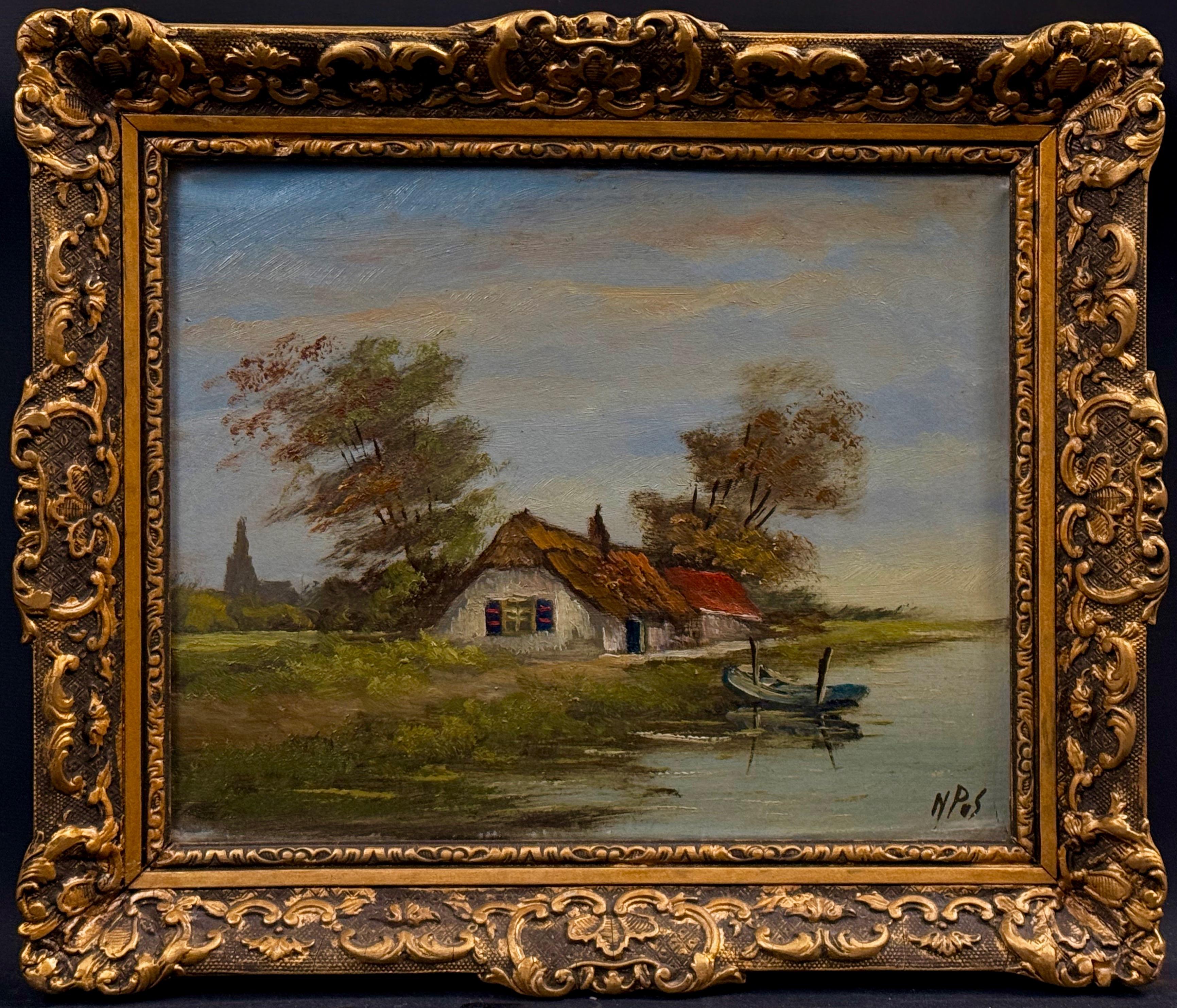 Nieustalony malarz ''Rybacka przystań''