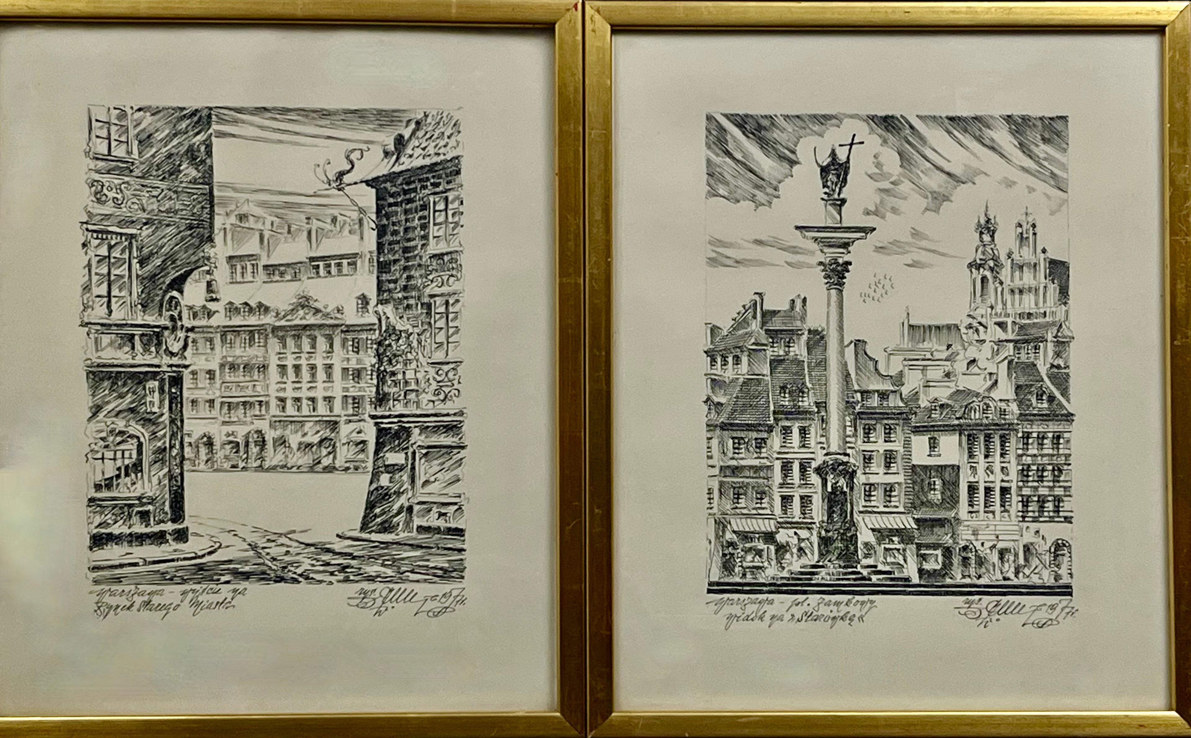 Nieustalony malarz, ''Zestaw dwóch rysunków''