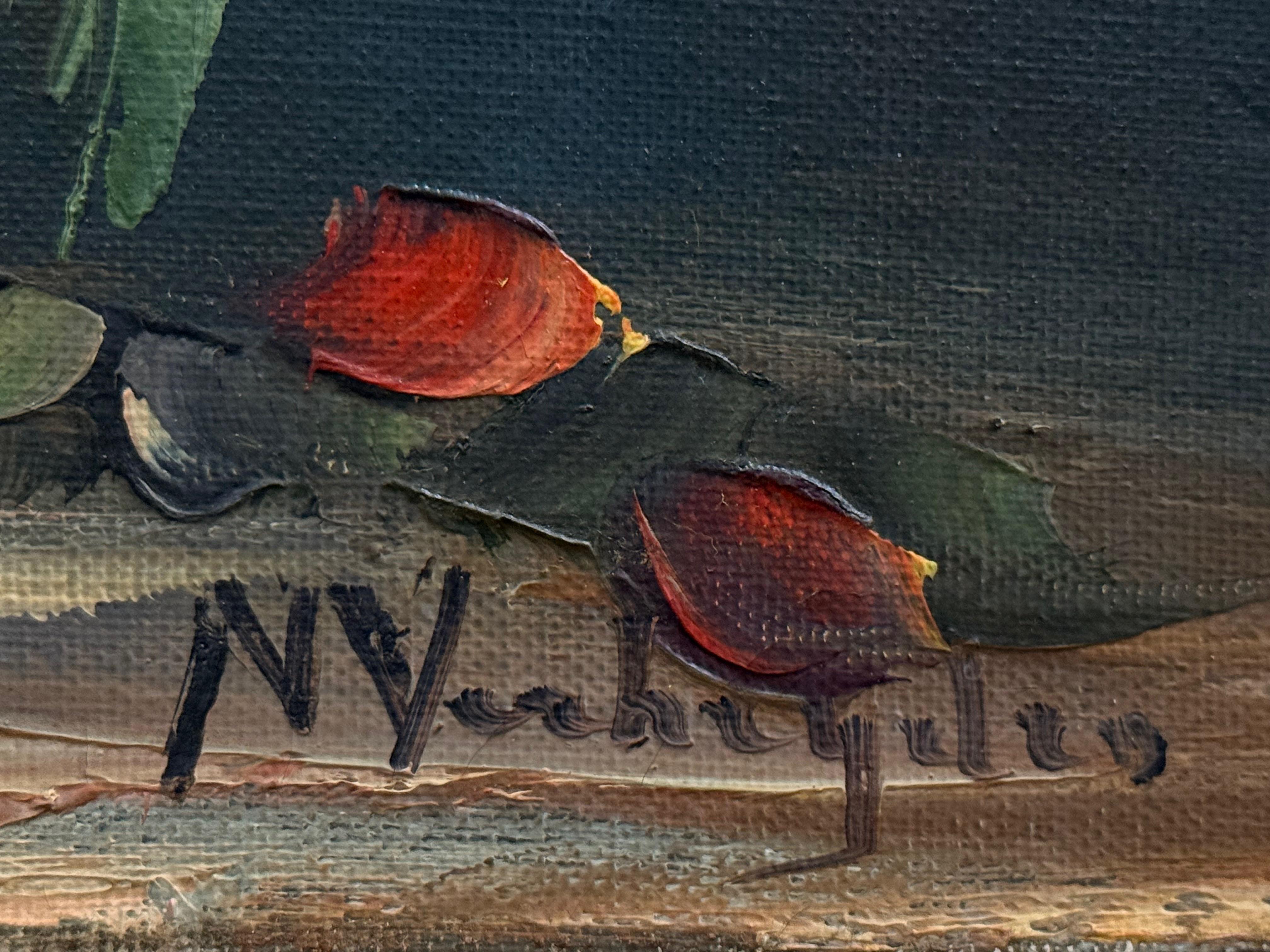 Zestaw 2 obrazów ''Kwiaty w wazonie''