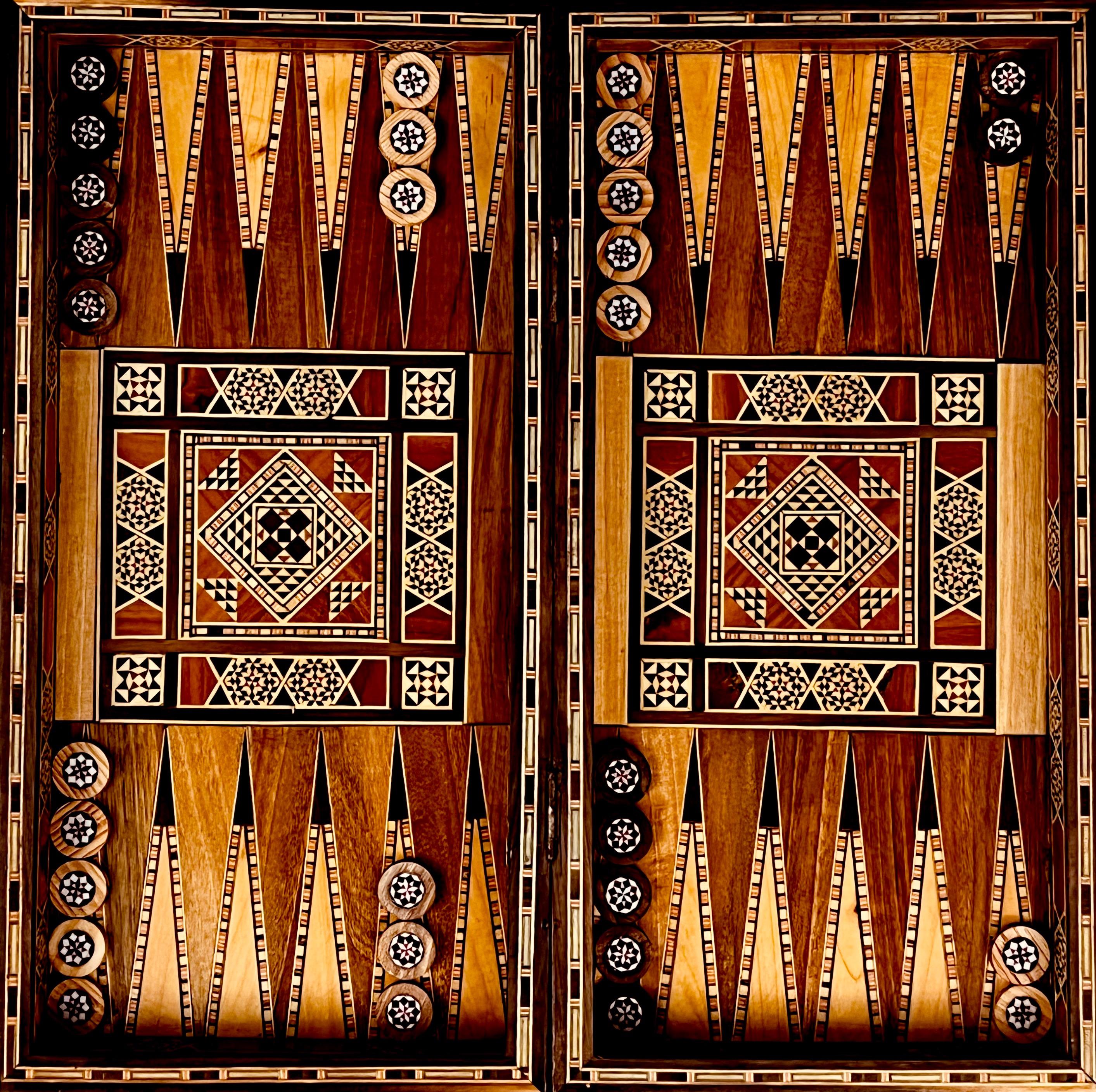 Kaseta do gry w szachy i Backgammon