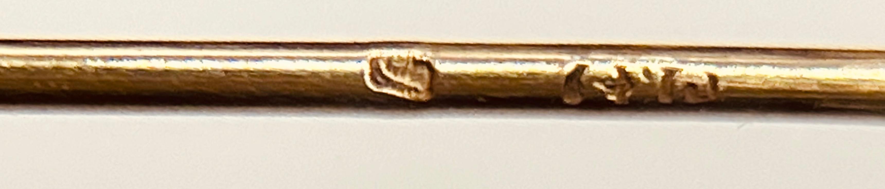 Broszka z brylantami, masa 2,0 ct