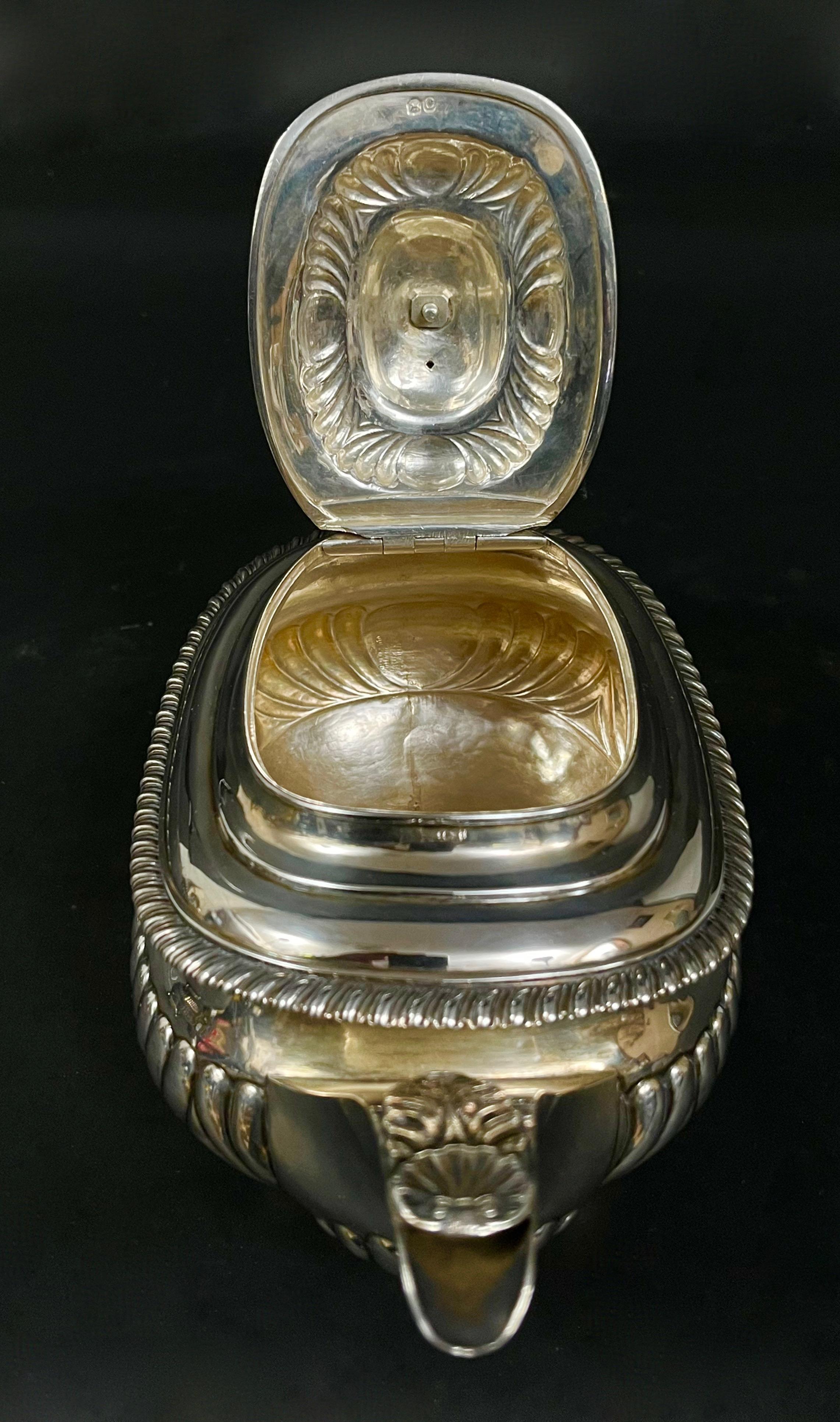 Unikatowy zestaw srebrny stołowy 1177 g, sygn. REBECCA ERNES & EDWARD BERNARD