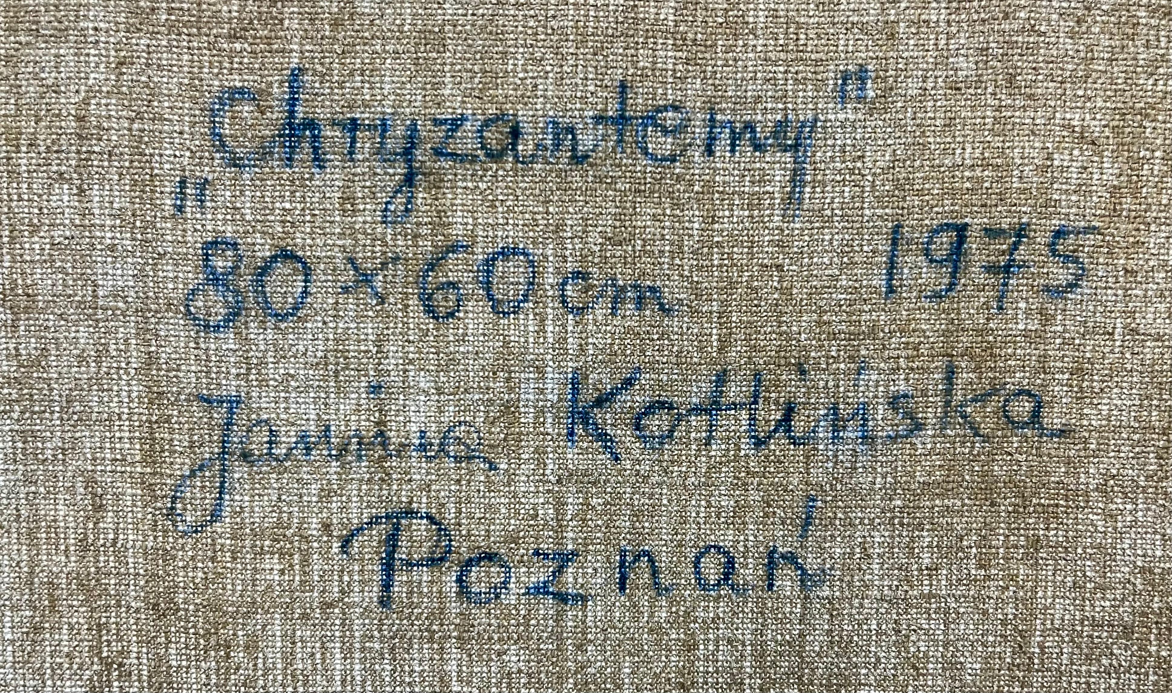 Janina Kotlińska(ur. 1926 r.)''Chryzantemy''