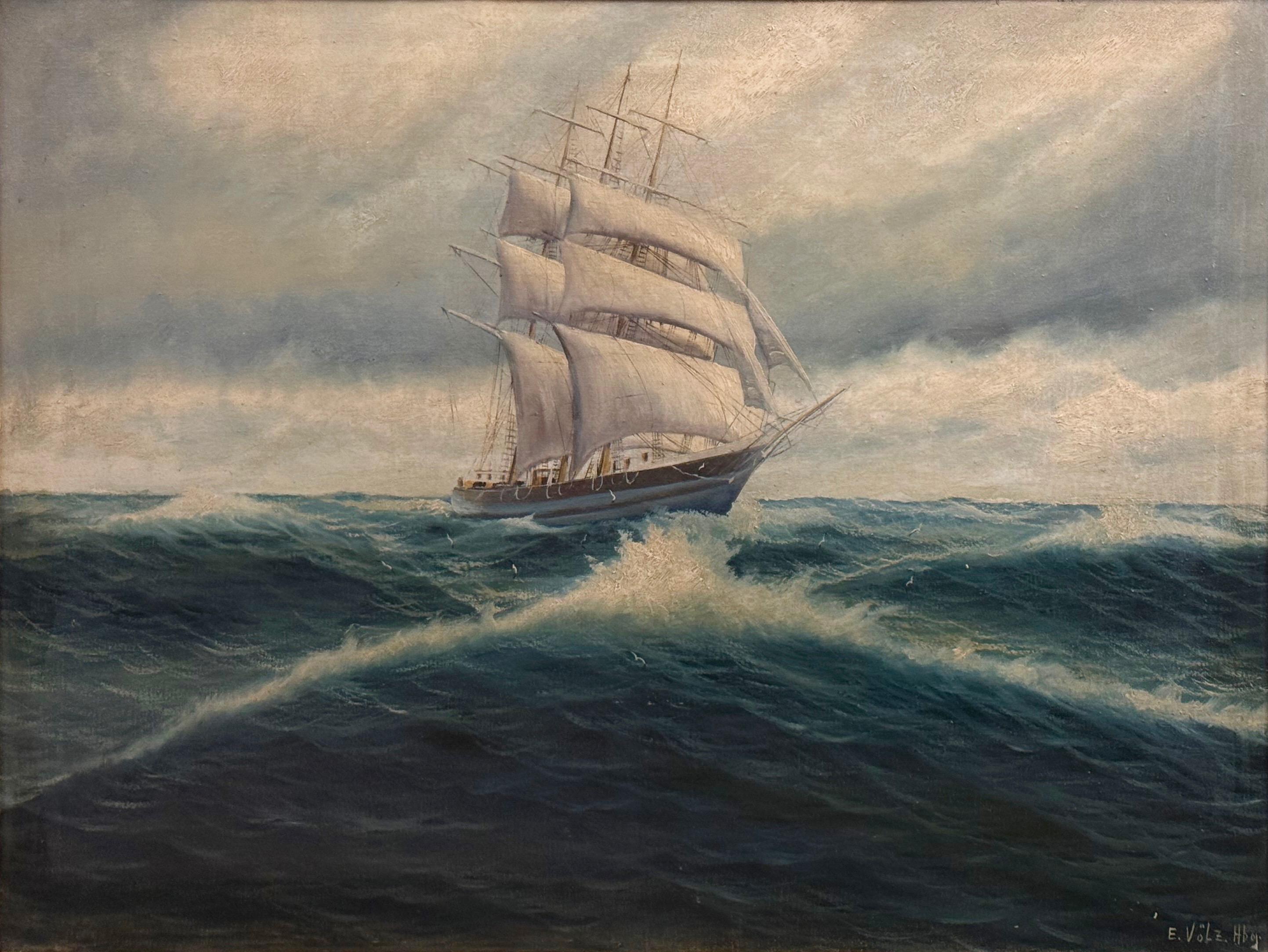 Edmund Volz (1902-1972),''Żaglowiec''