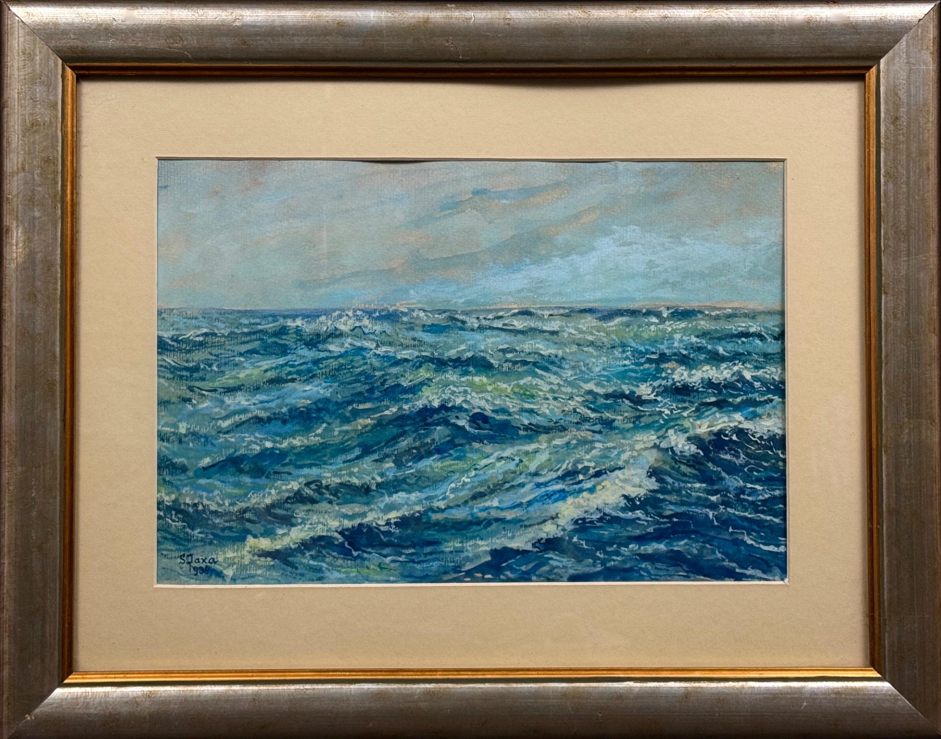 Nieustalony malarz, ''Wzburzone morze''