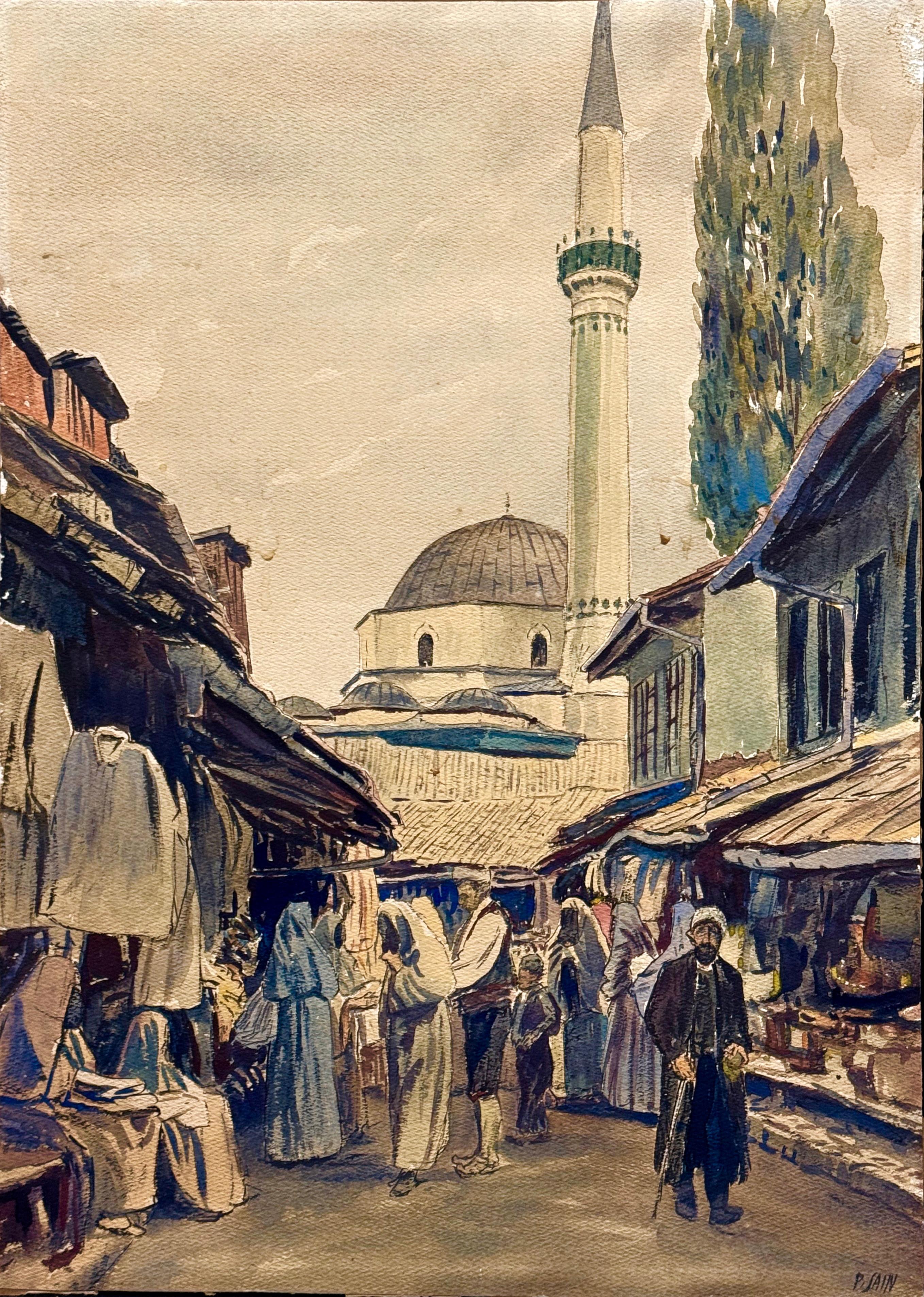 Petrus Sain (1885-?)''Orientalny targ''