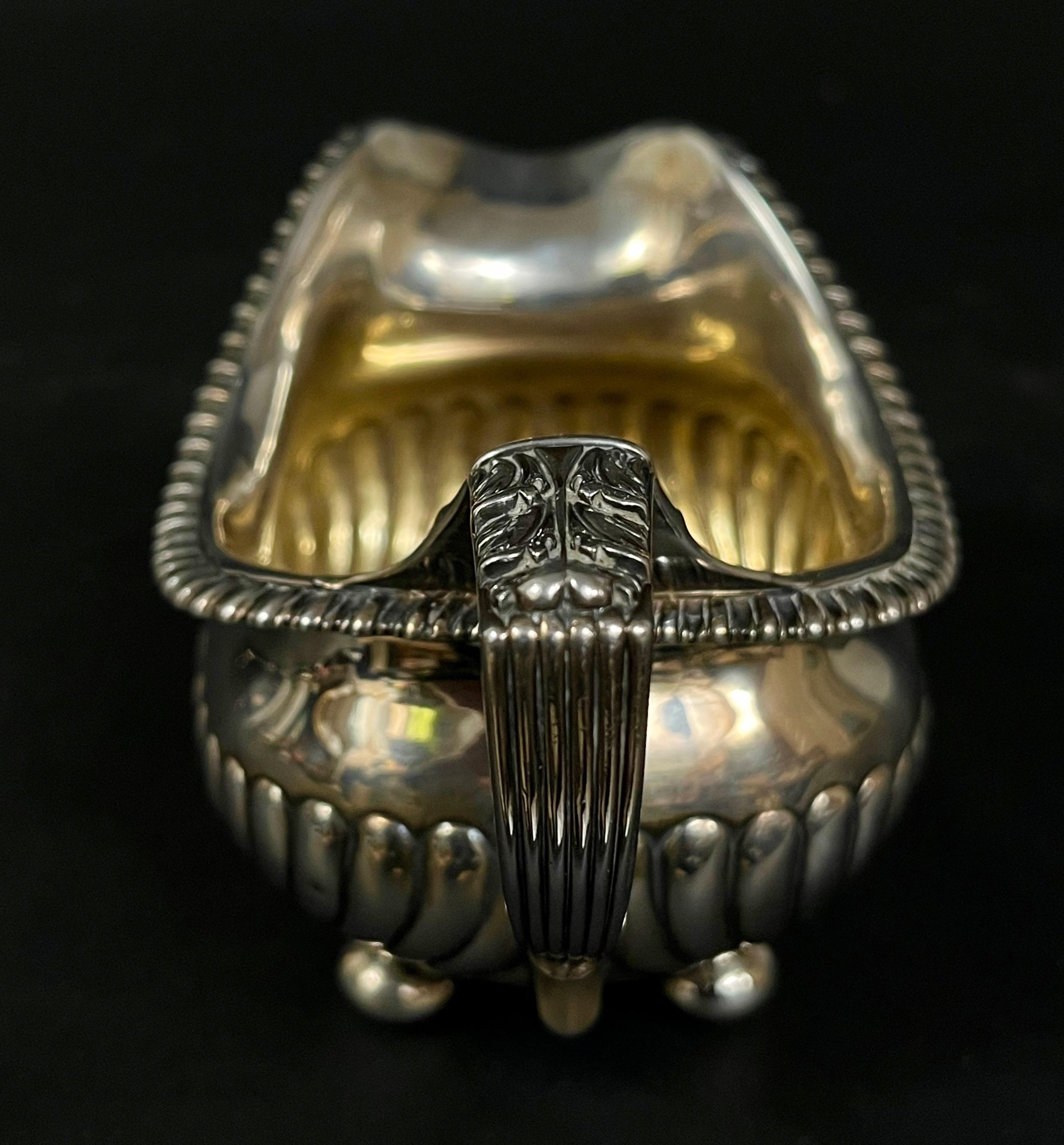 Unikatowy zestaw srebrny stołowy 1177 g, sygn. REBECCA ERNES & EDWARD BERNARD