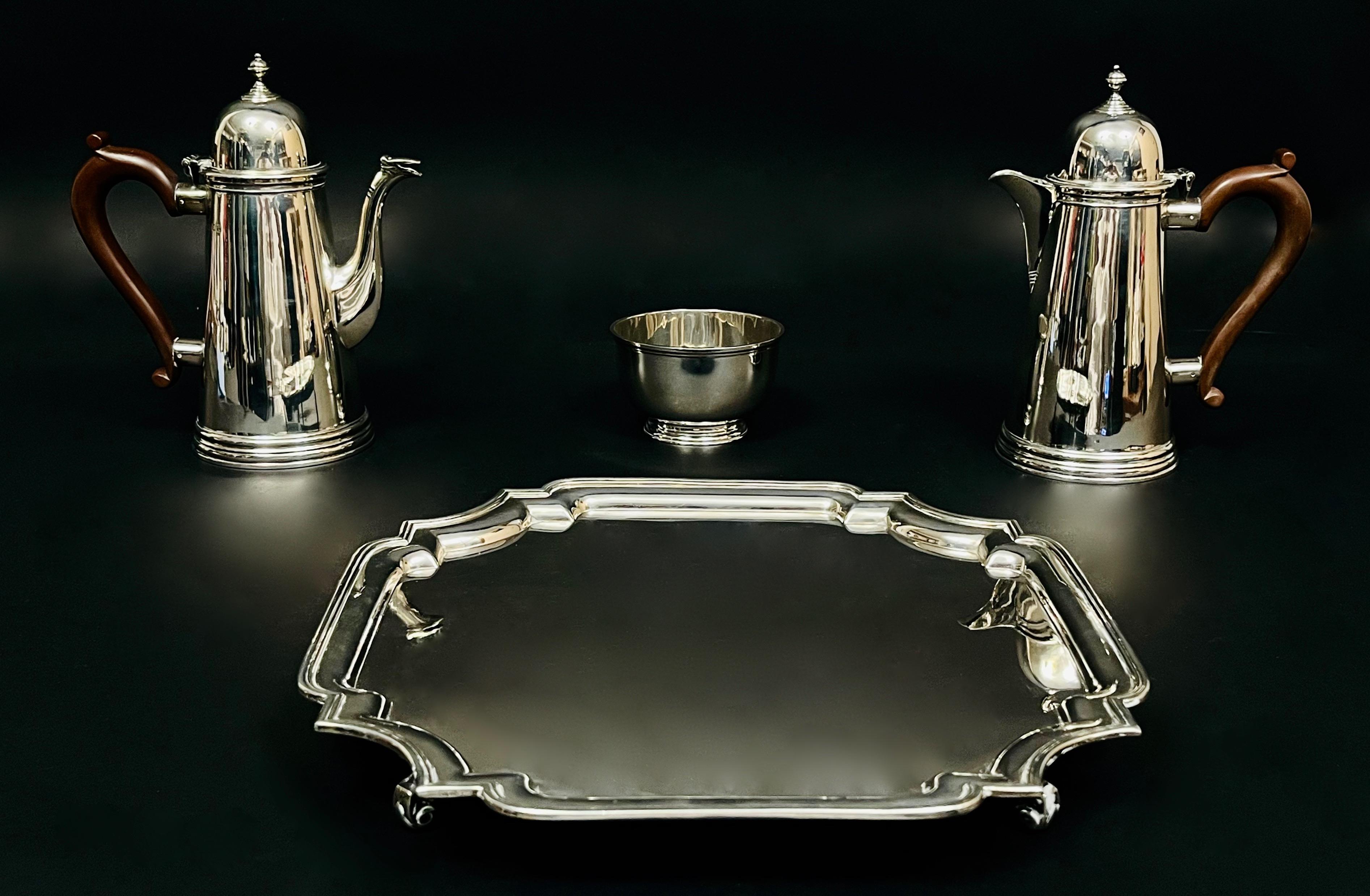 Srebrny zestaw , masa łączna 2344 g