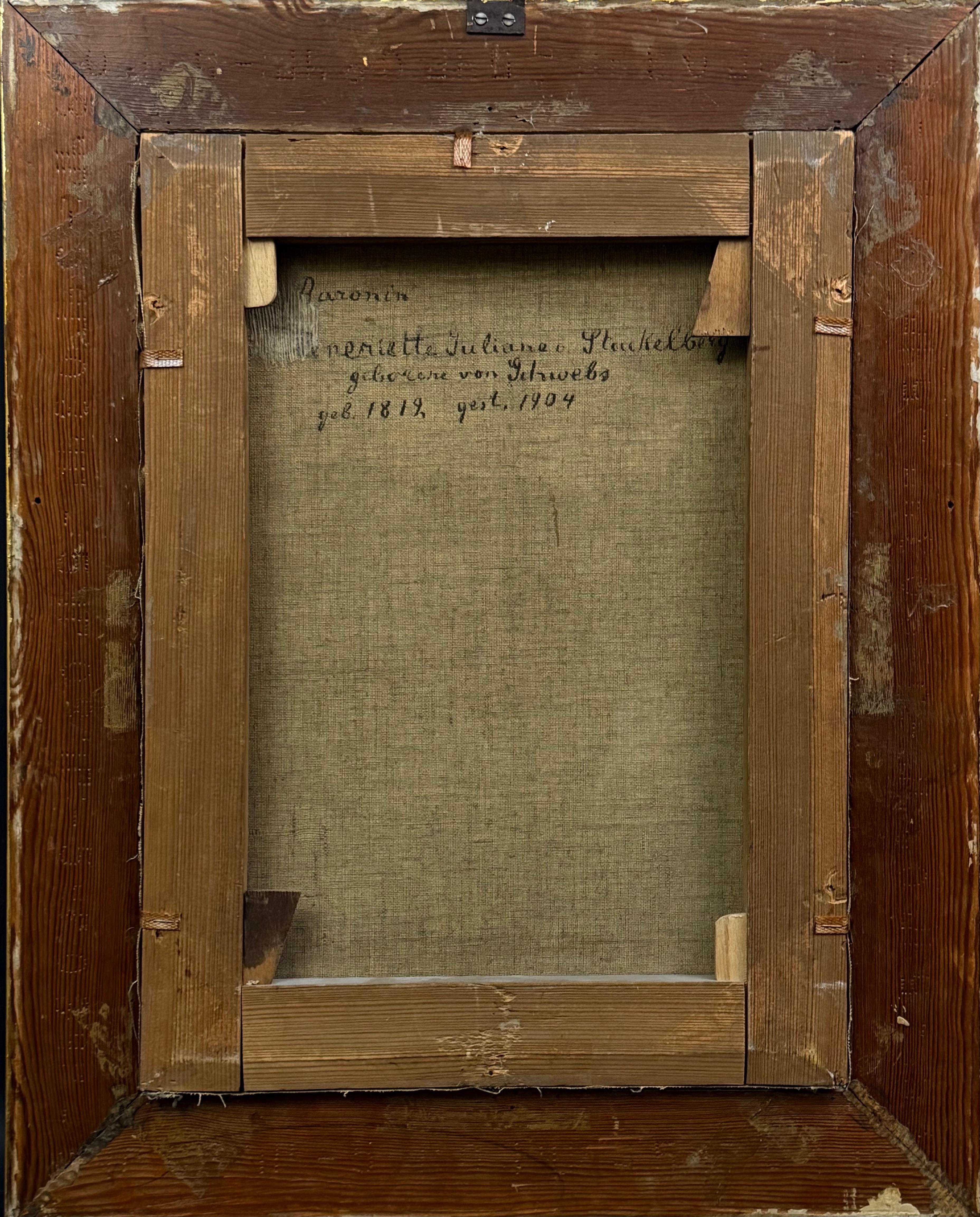 Rudolf Julius von zur Mühlen(1845-1913),''Portret baronowej Henriette Elisabeth Juliane von Stackelberg''