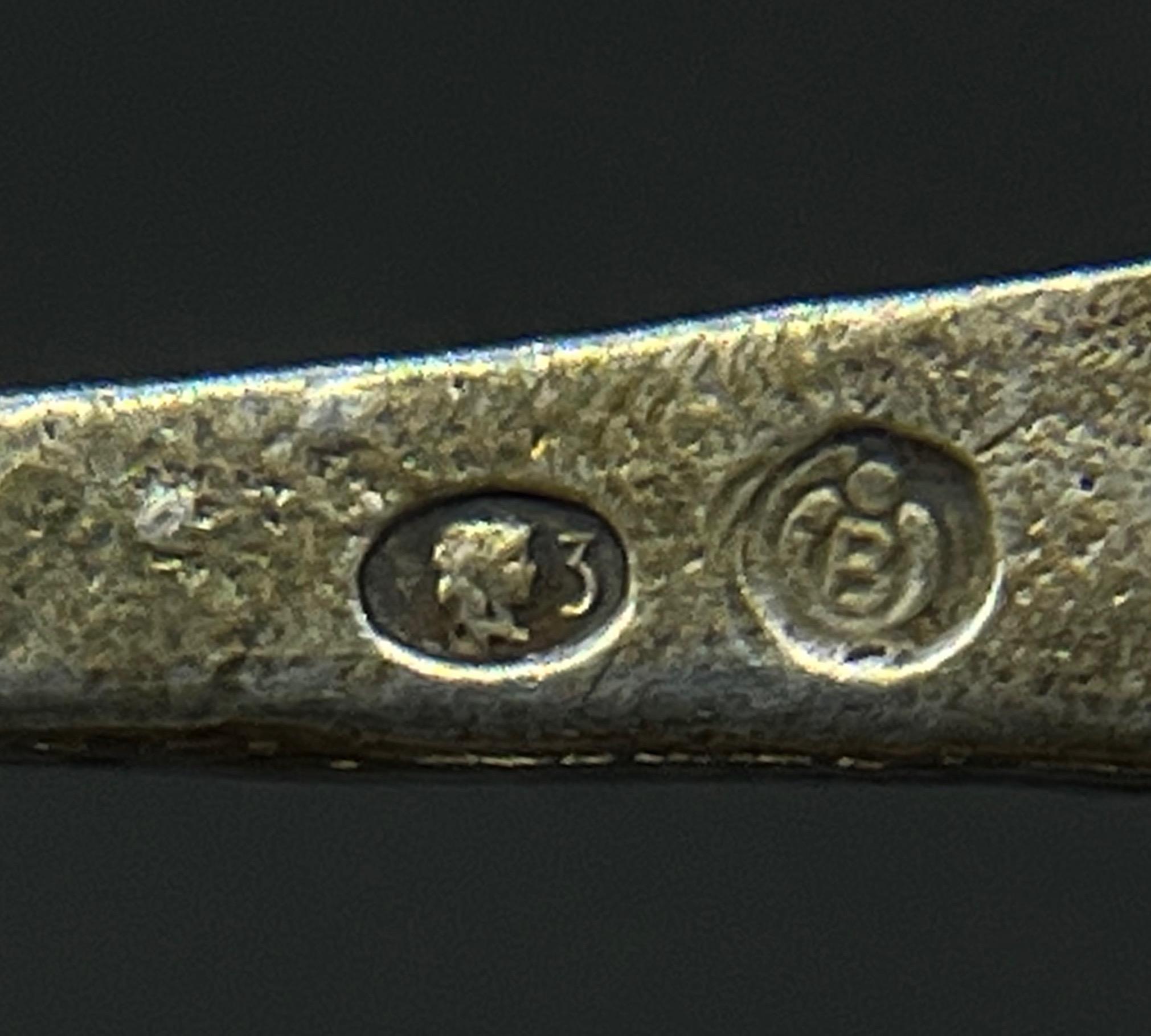 Srebrny zestaw 7 łyżeczek