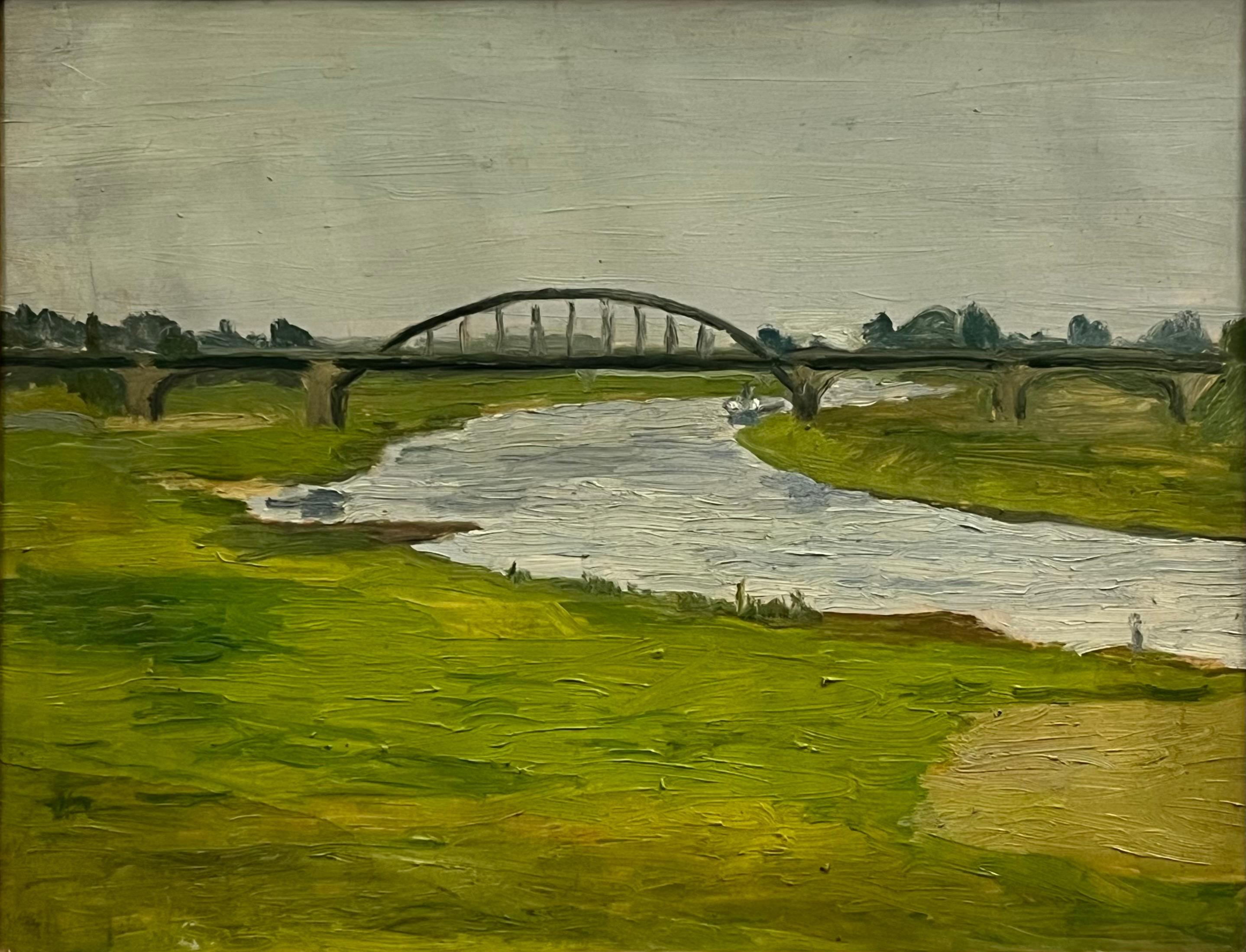 Zenon Kaczmarkiewicz (1926-1993),''Most nad Wartą koło Rogalina''