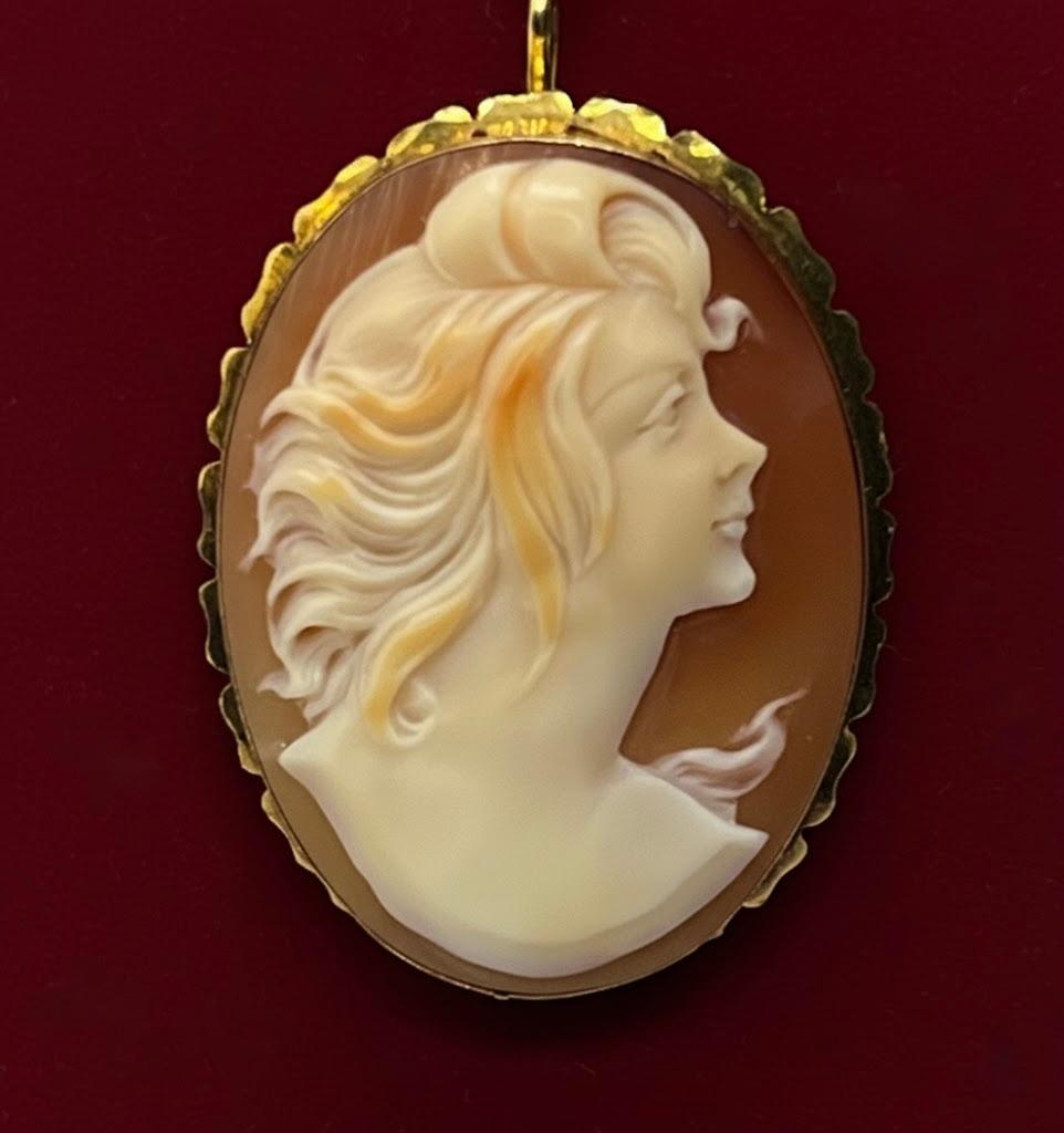 Broszko-wisior z kameą