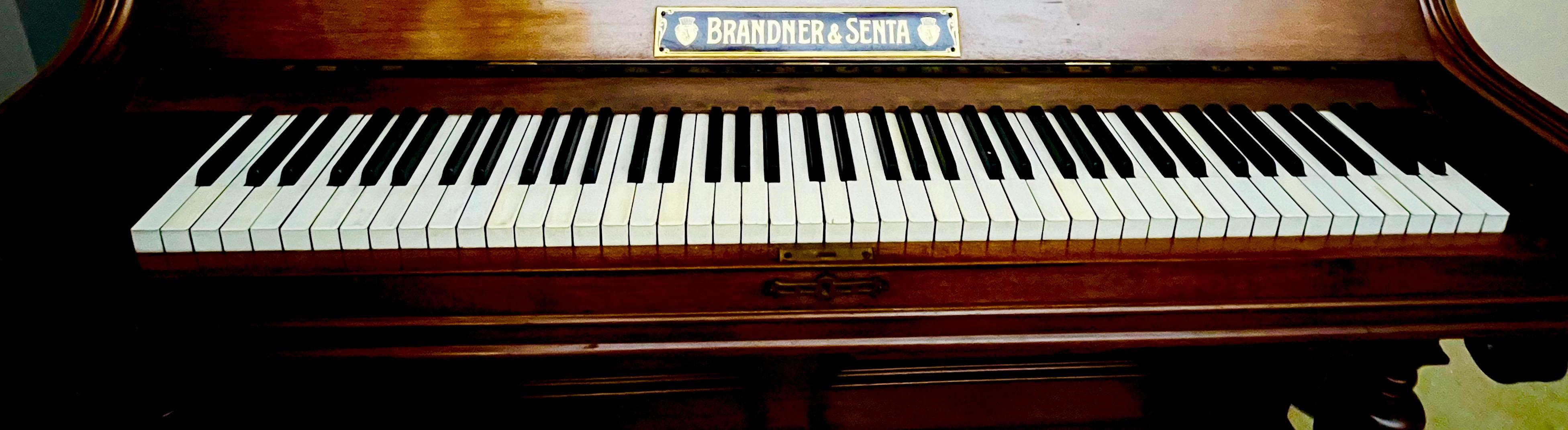 Dekoracyjne pianino salonowe