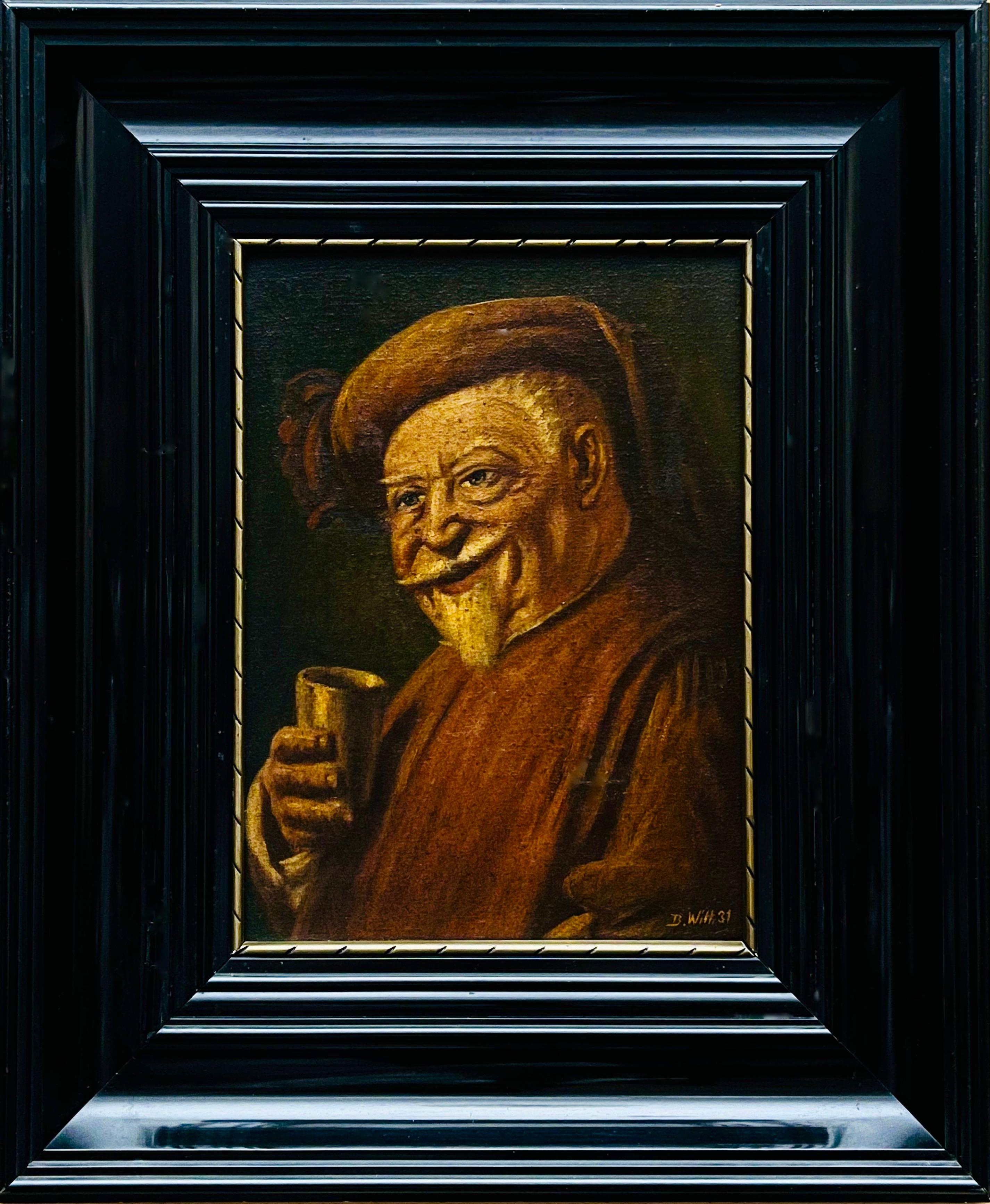 D.WITT, ''Portret mężczyzny w historycznym stroju''