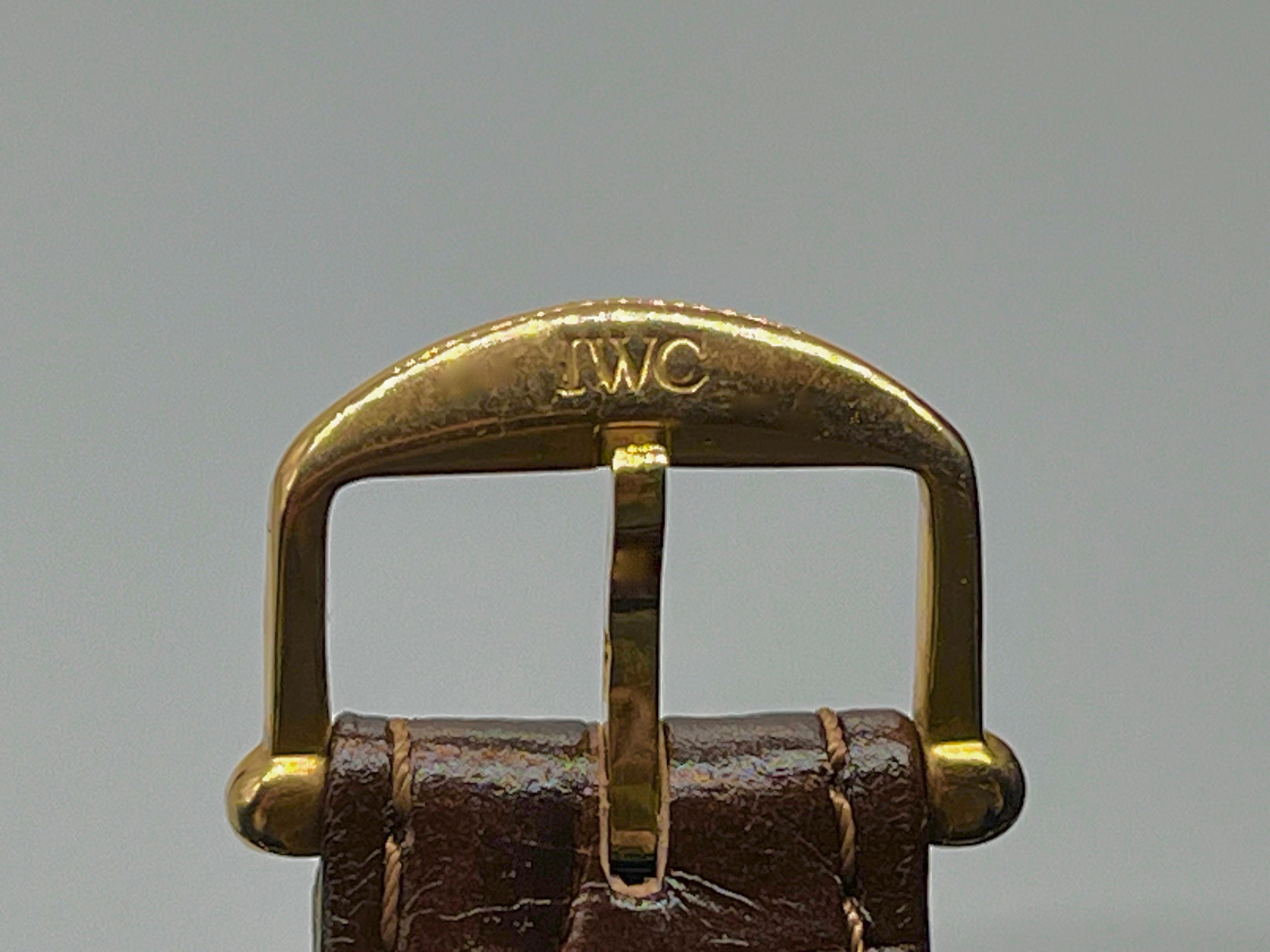 Złoty zegraek naręczny IWC SCHAFFHAUSEN