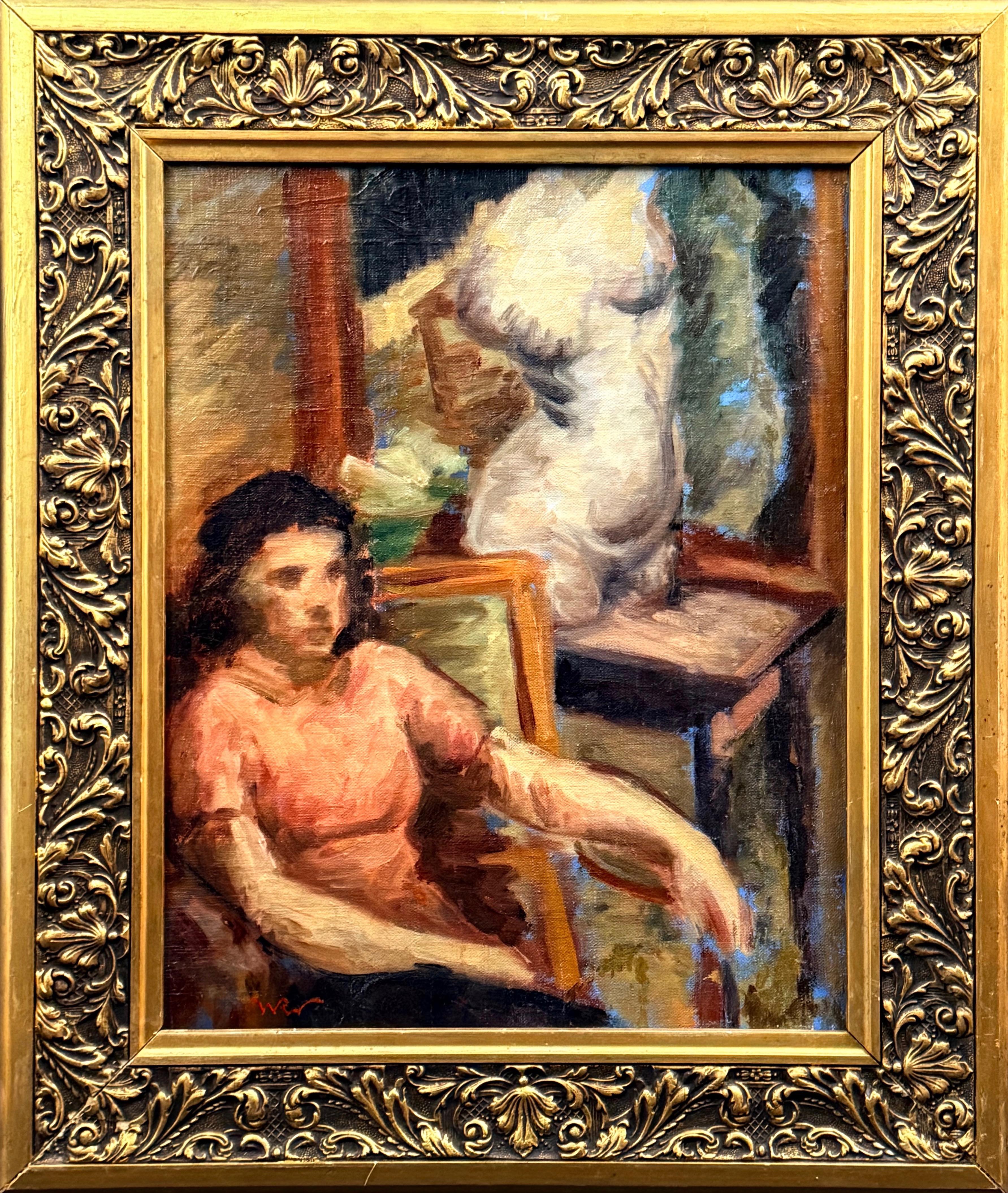 Nieustalony malarz ''Portret siedzącej młodej osoby''