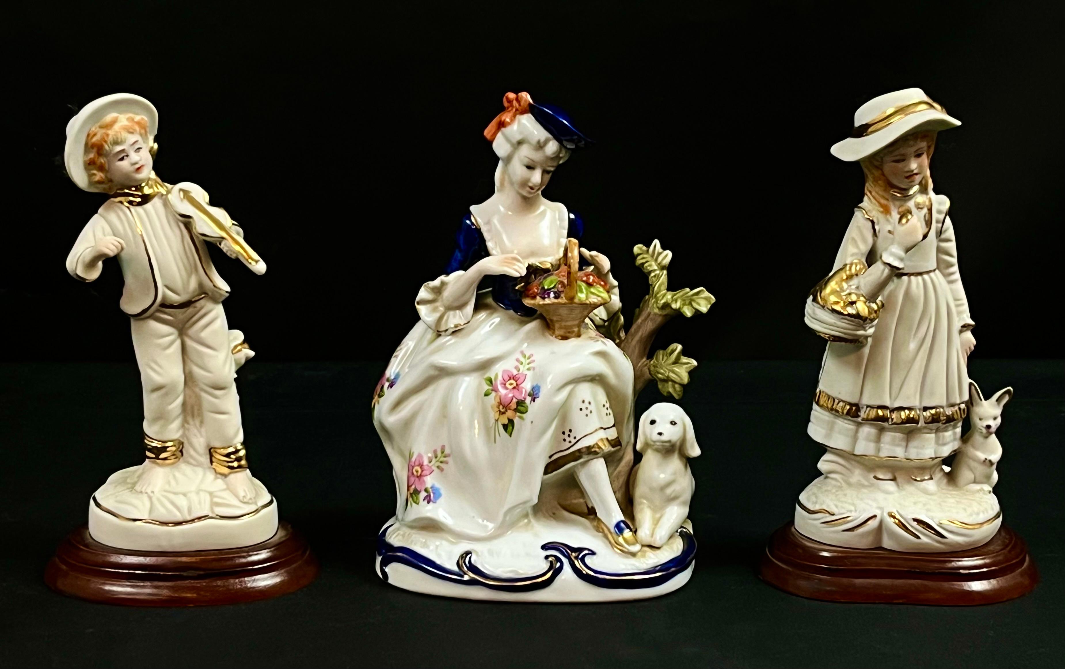 Zestaw figuralny-3 sztuki