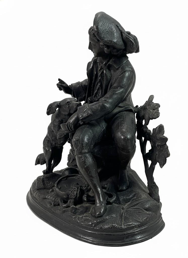 Grupa figuralna ''Myśliwy i jego pies''