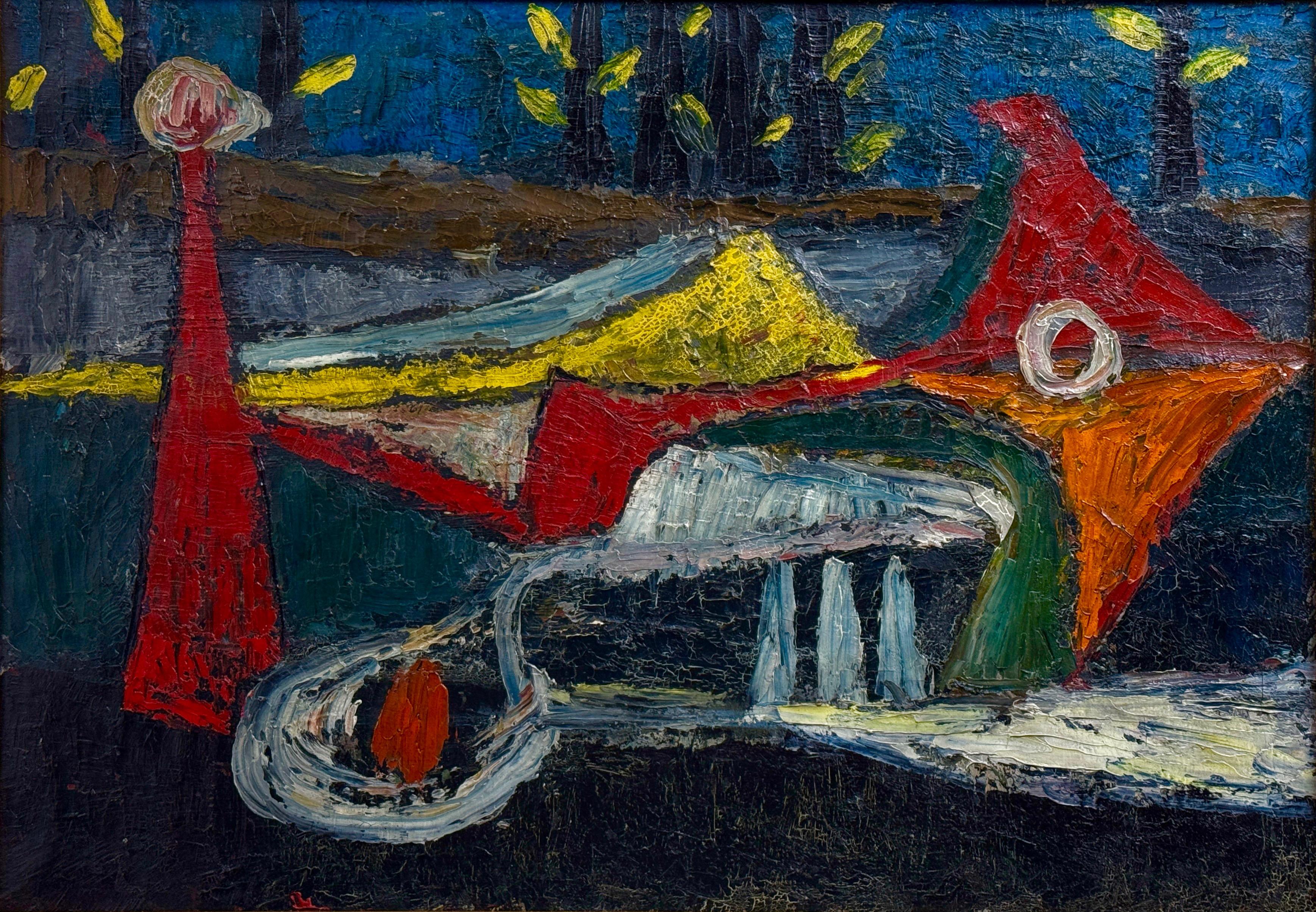 Nieustalony malarz, ''Kompozycja''