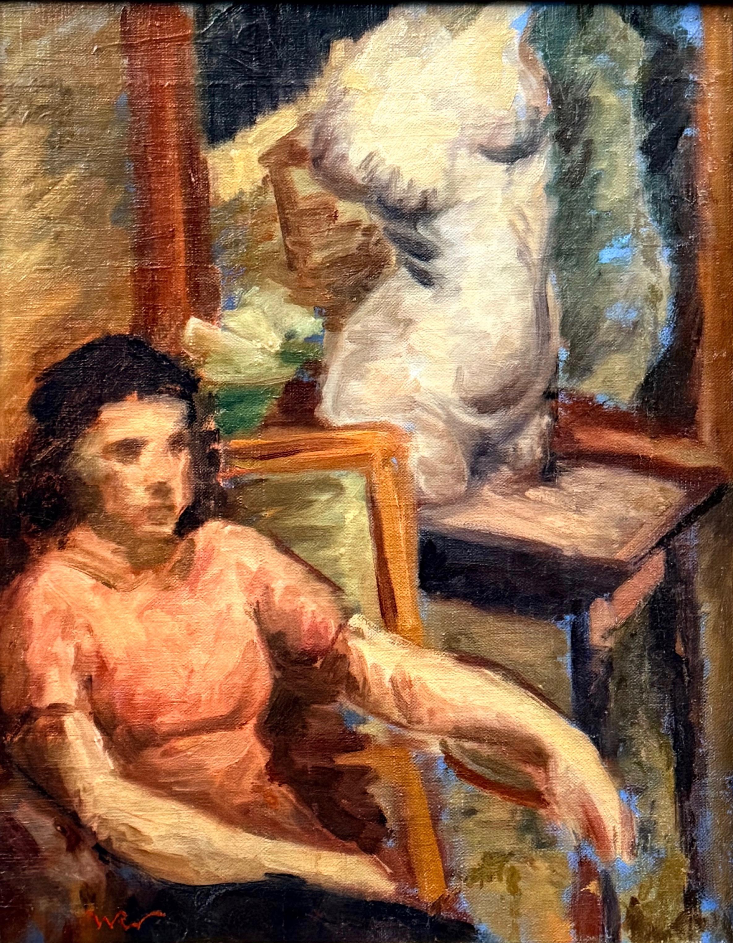 Nieustalony malarz ''Portret siedzącej młodej osoby''