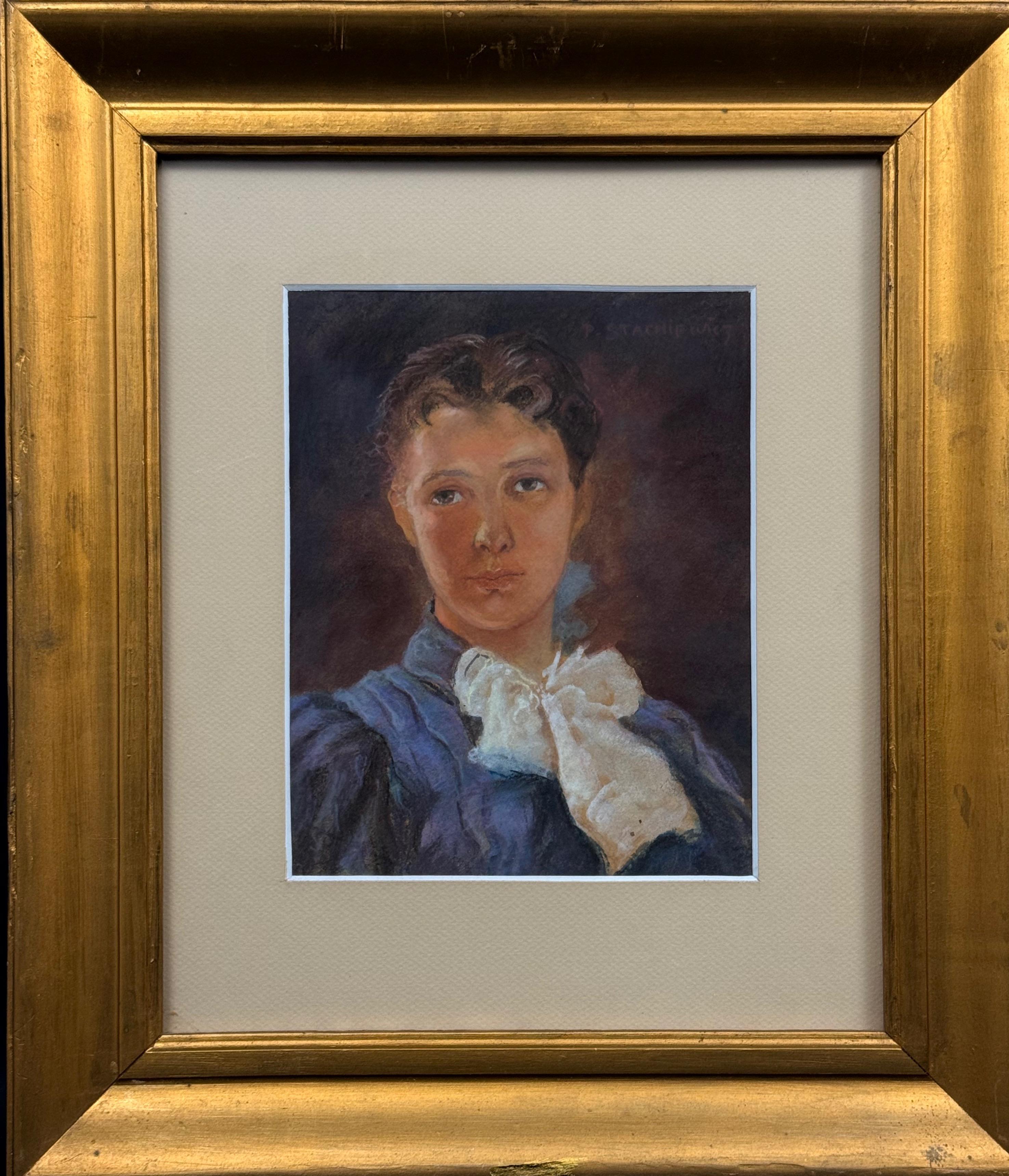 Nieustalony malarz, ''Portret kobiety z apaszką''