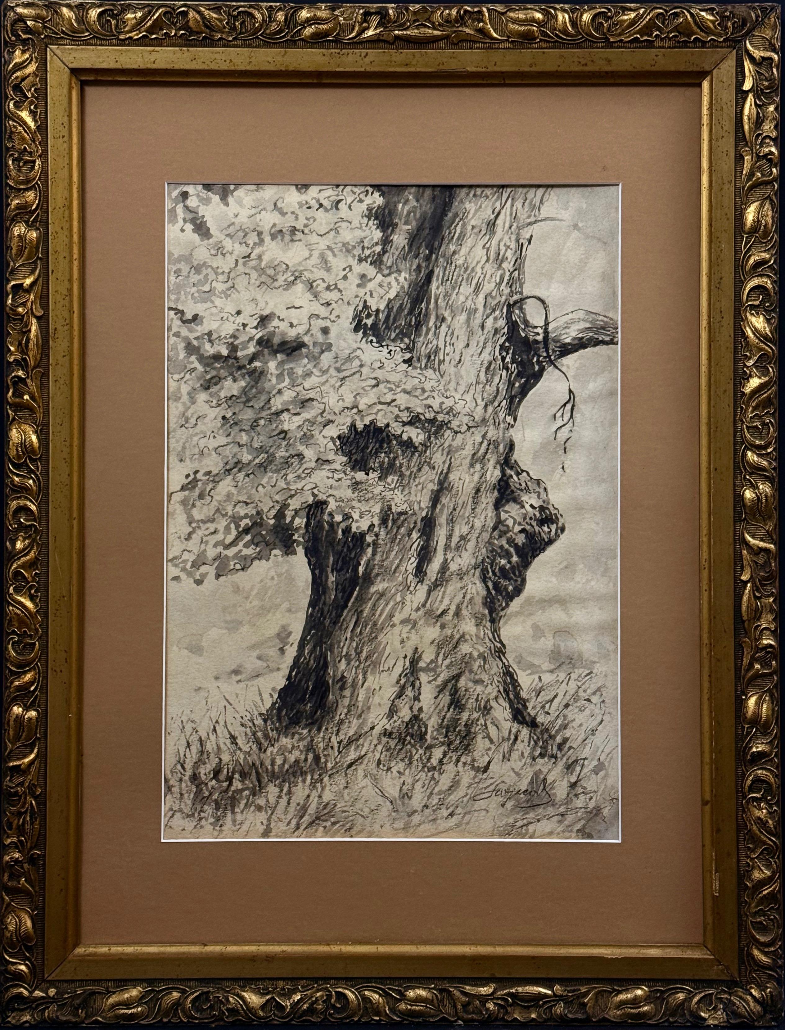 Nieustalony malarz, ''Dąb''