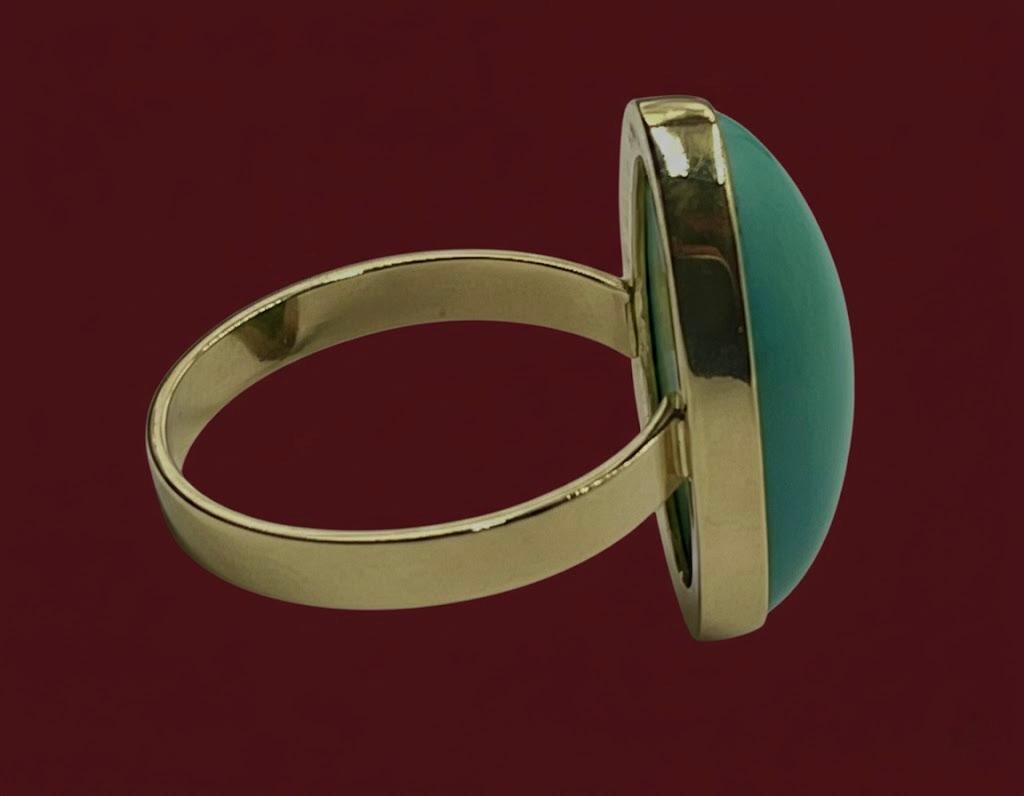 Złoty pierścionek , masa łączna 6,5 g