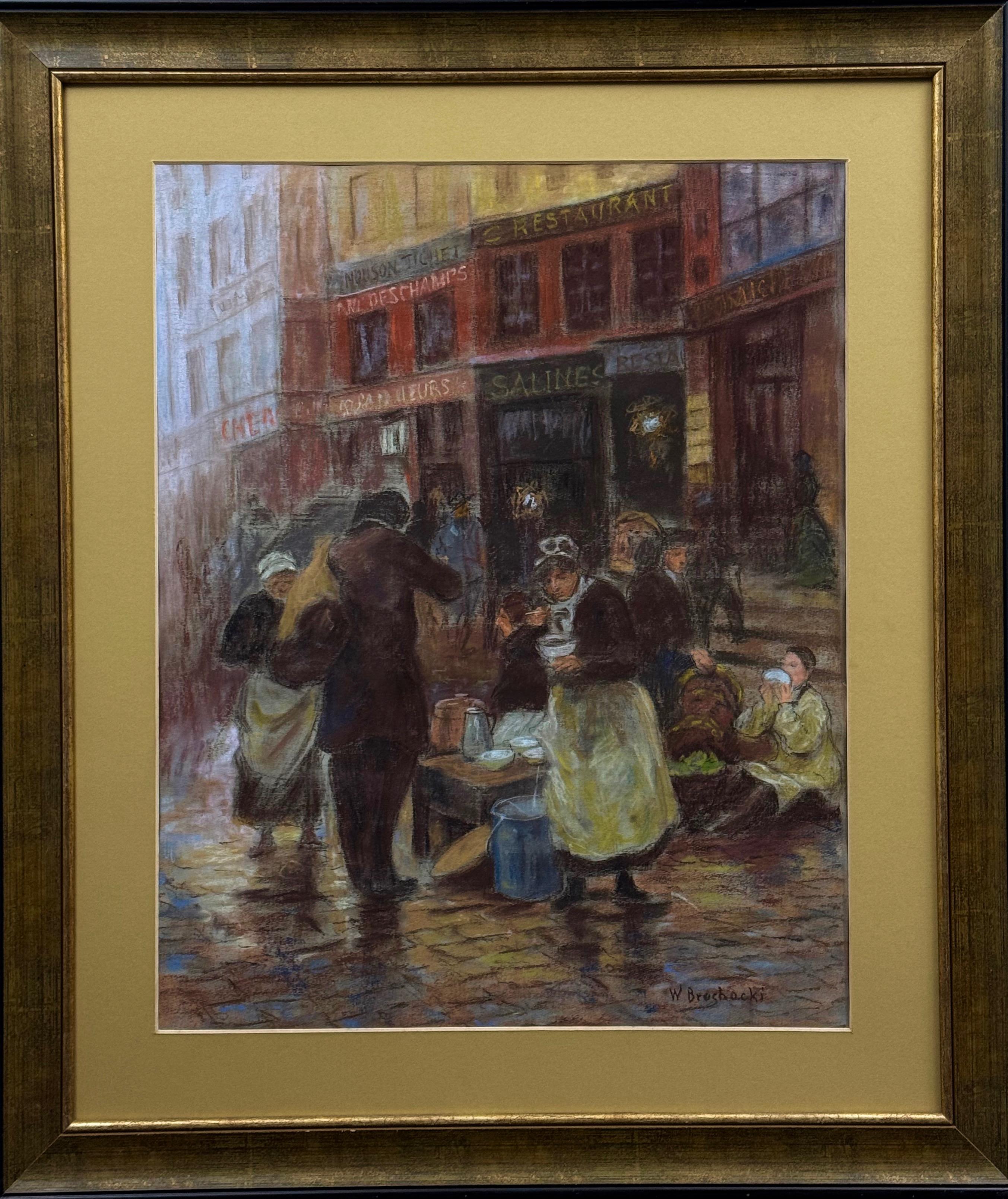 Nieustalony malarz, ''Uliczna stołówka''