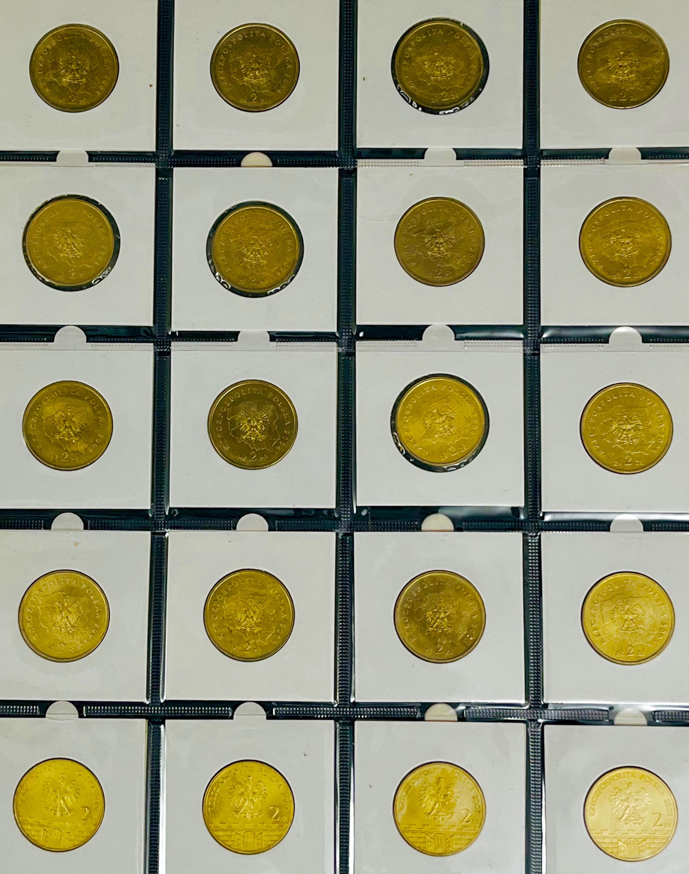 Zbiór monet 2 zł - 160 sztuk