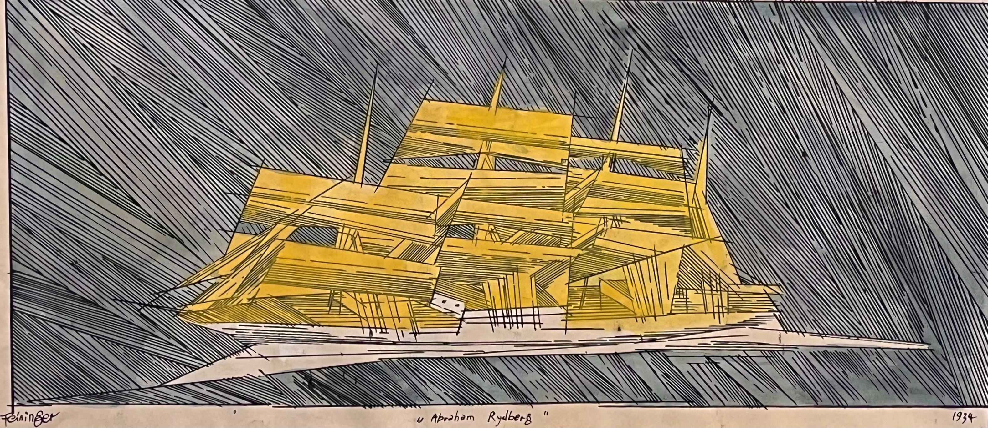 Lyonel Feininger(1871-1956),''Abraham Rydberg''