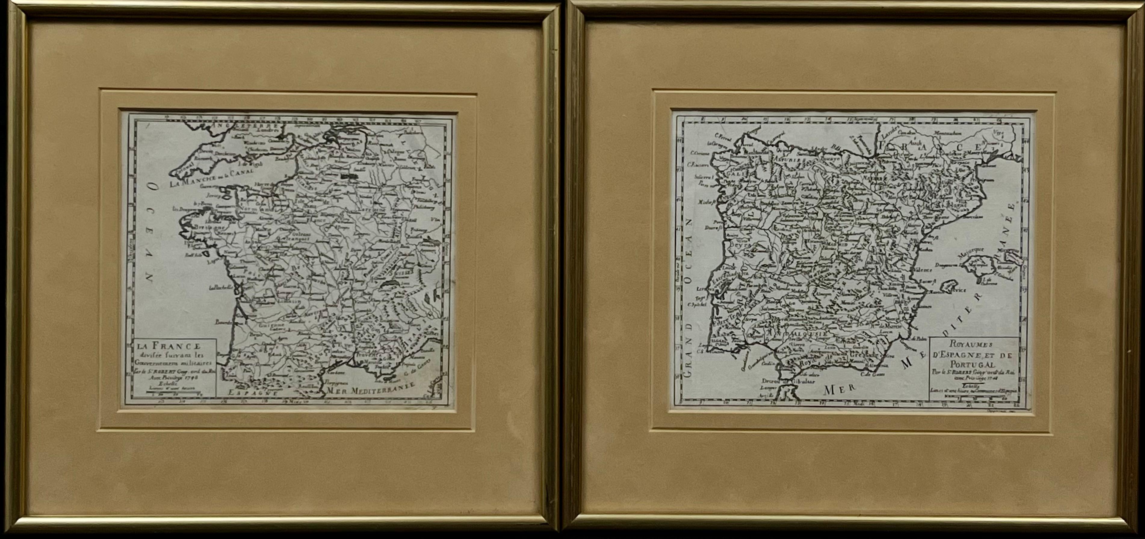 Zestaw ilustracji 2 map