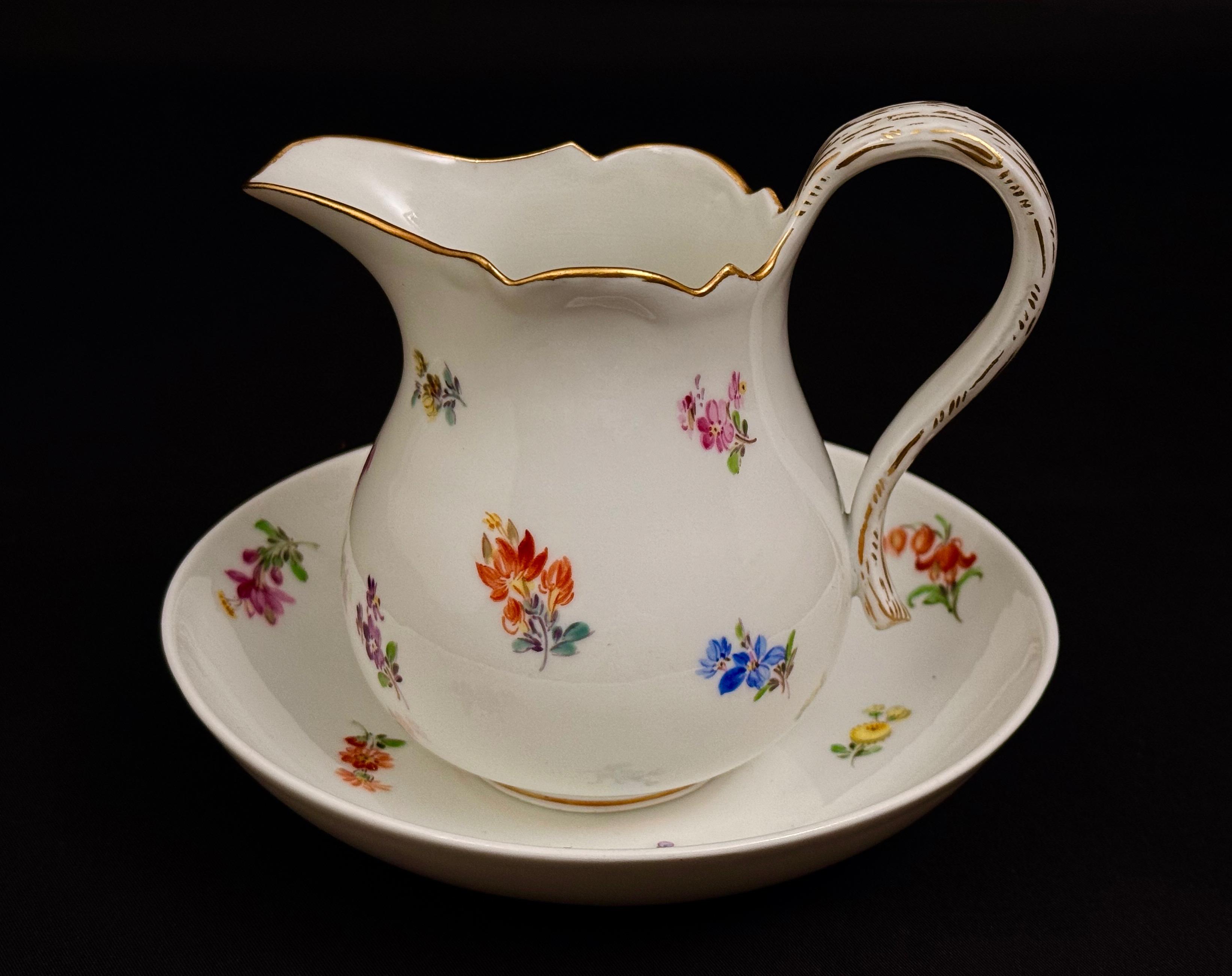 Porcelanowy zestaw- 2 sztuki, Miśnia