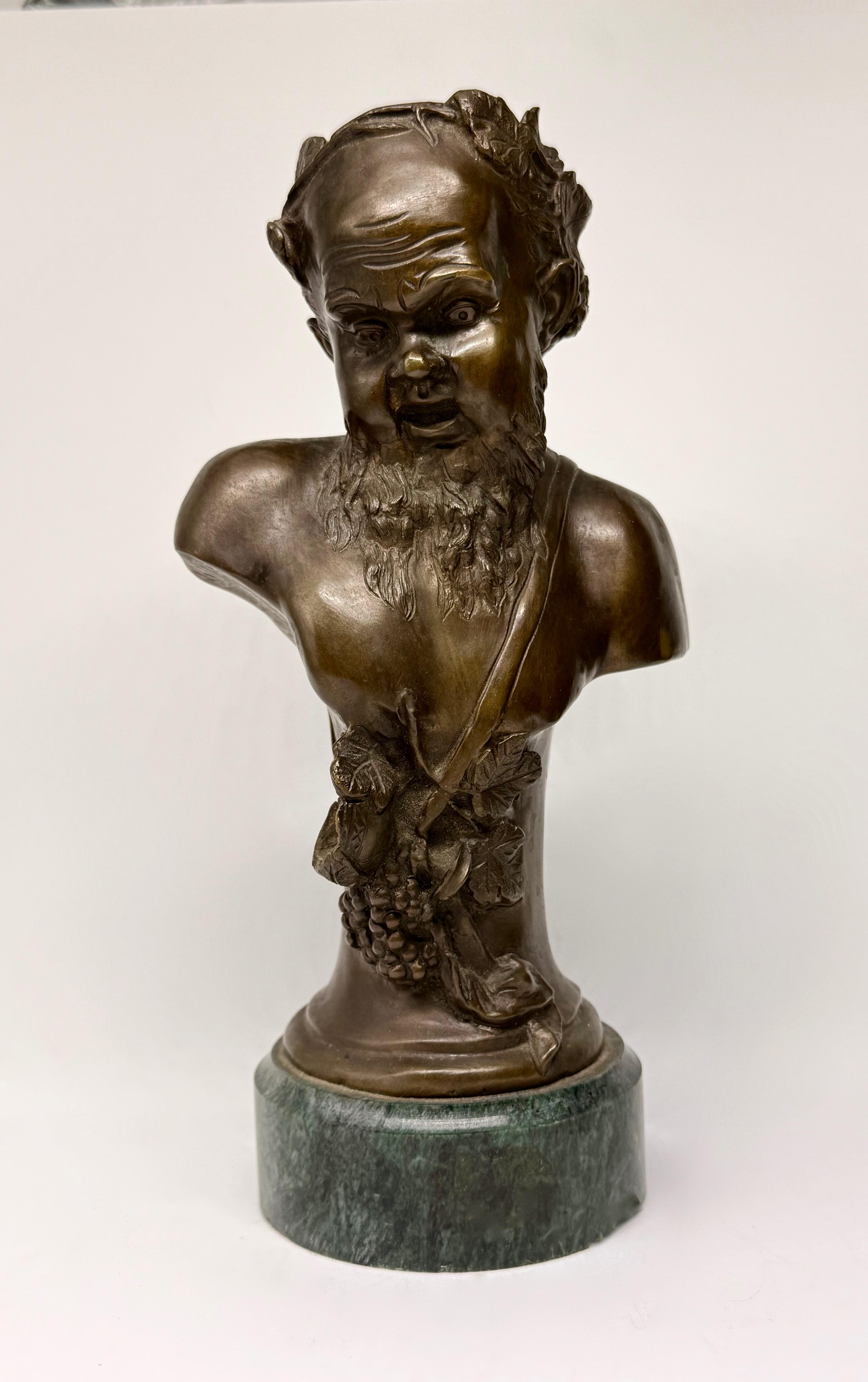 Pełnoplastyczne popiersie Bachusa