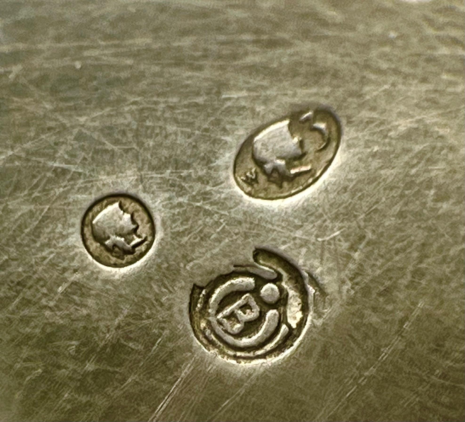 Srebrny zestaw do mokki dla 6 osób , 1085 g