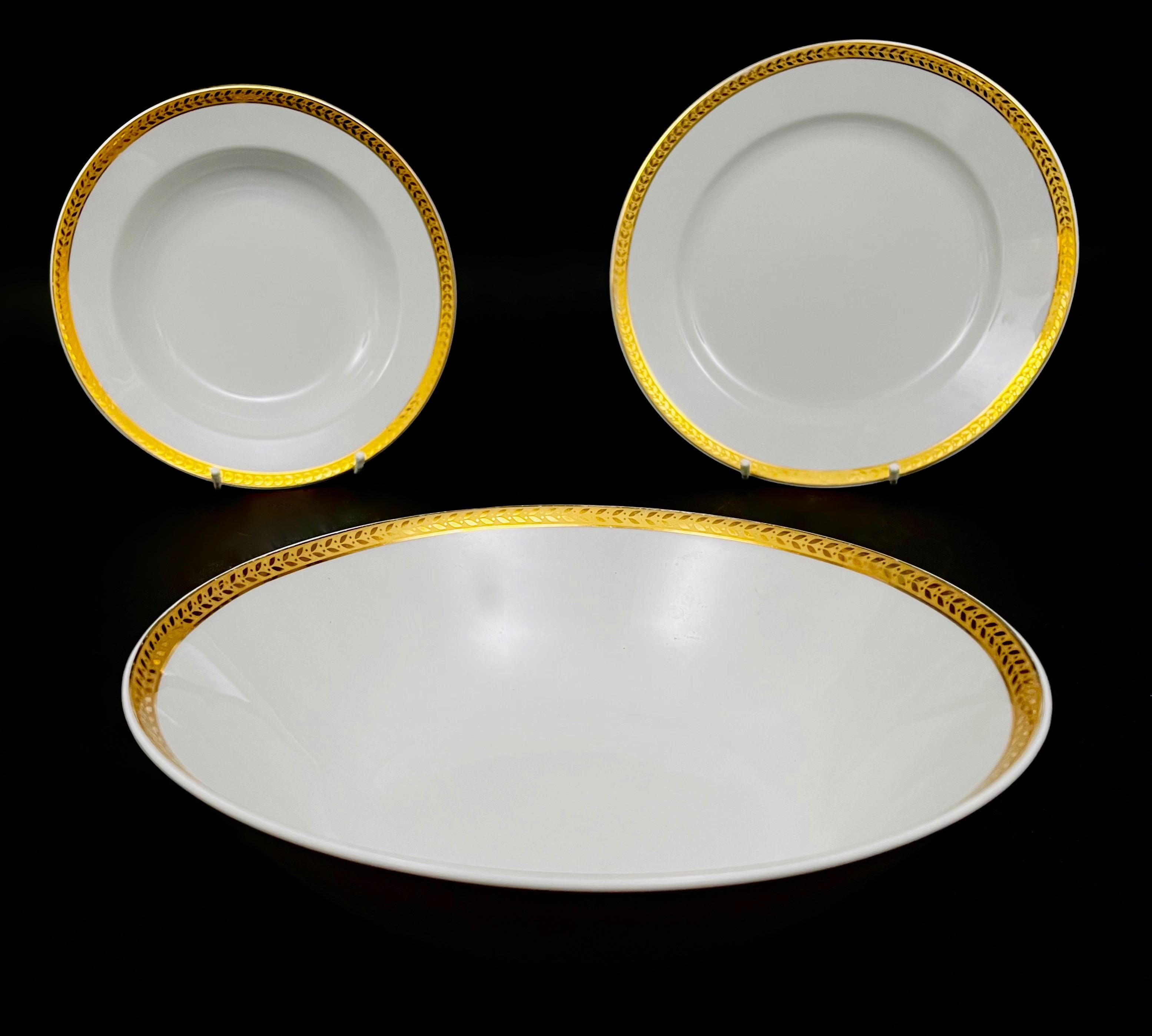 Serwis obiadowy dla 6 osób -40 sztuk,Ćmielów