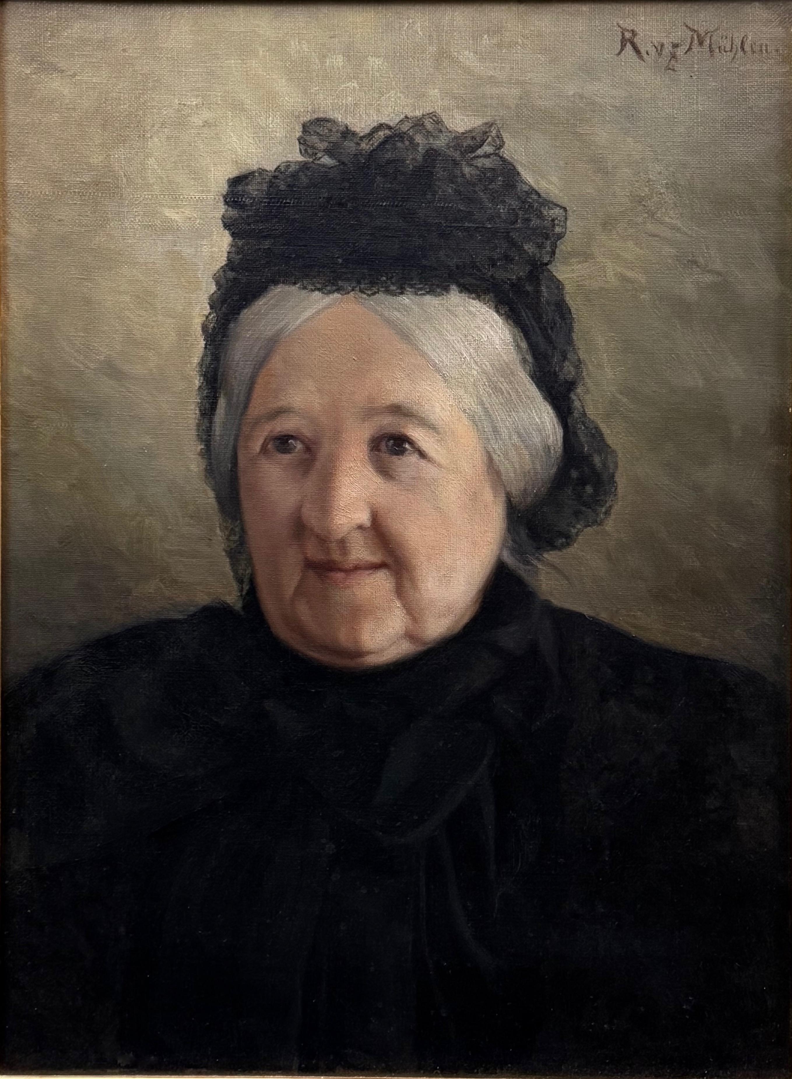 Rudolf Julius von zur Mühlen(1845-1913),''Portret baronowej Henriette Elisabeth Juliane von Stackelberg''