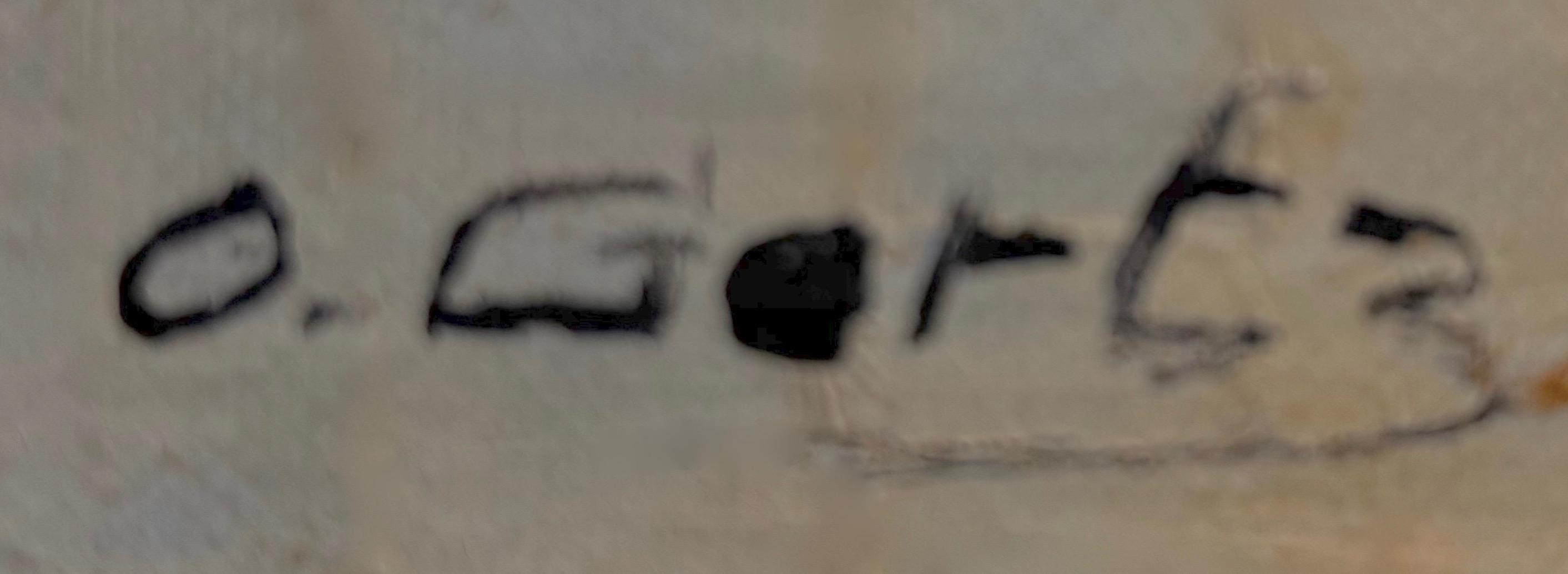 O.Gertz,''Bukiet maków w wazonie''